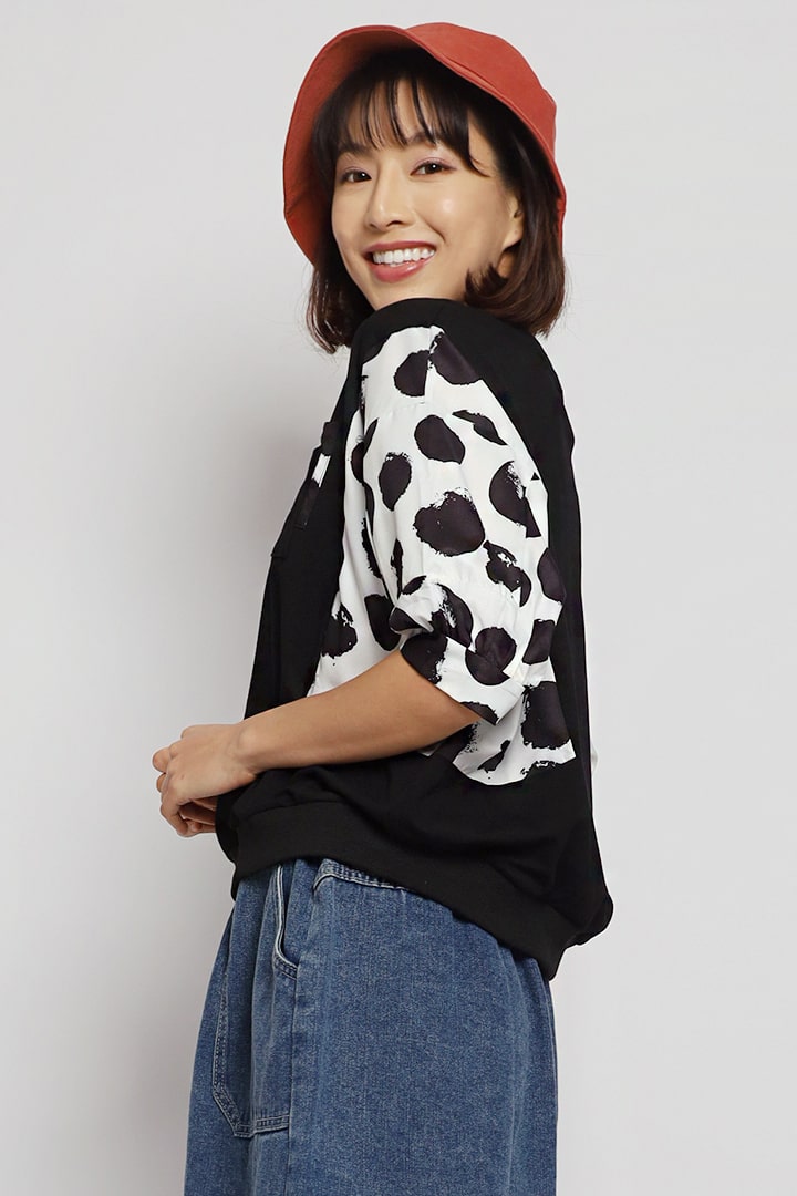 Nana Top in Polkadot