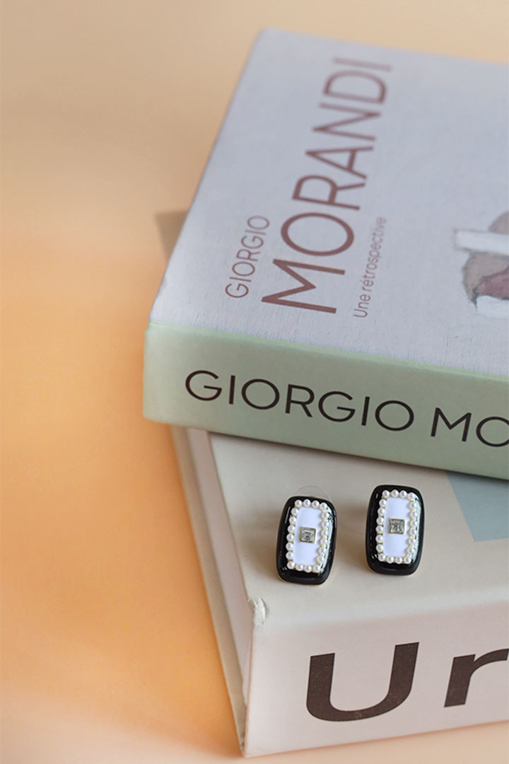 Elegantly Monochrome Earrings