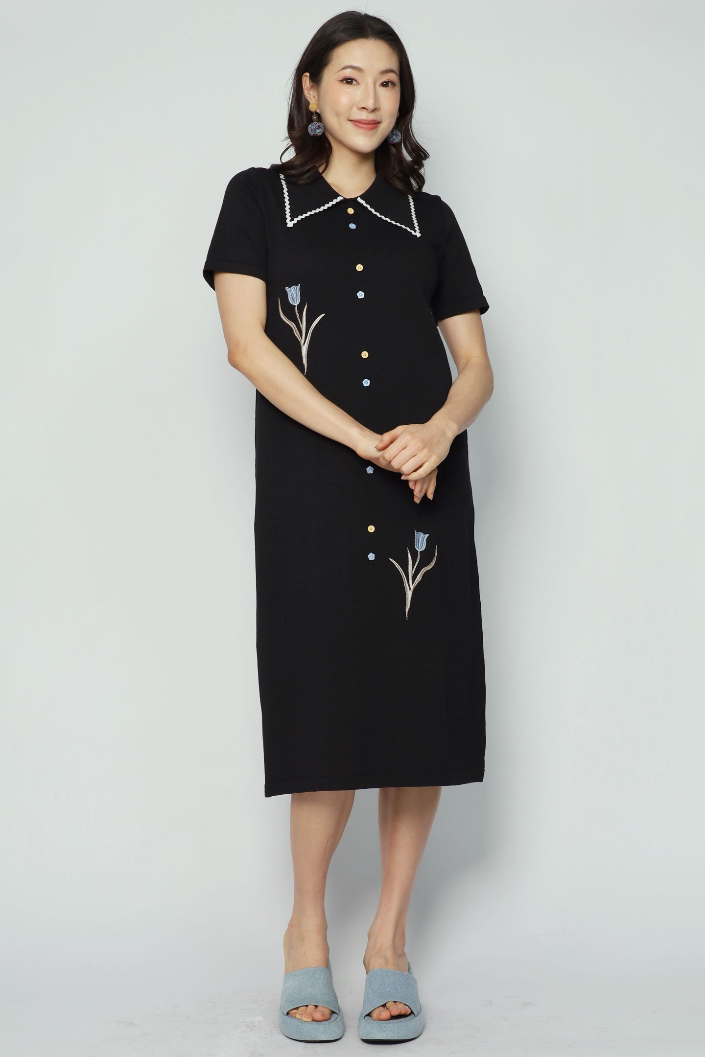 Irine Floral Knit Dress