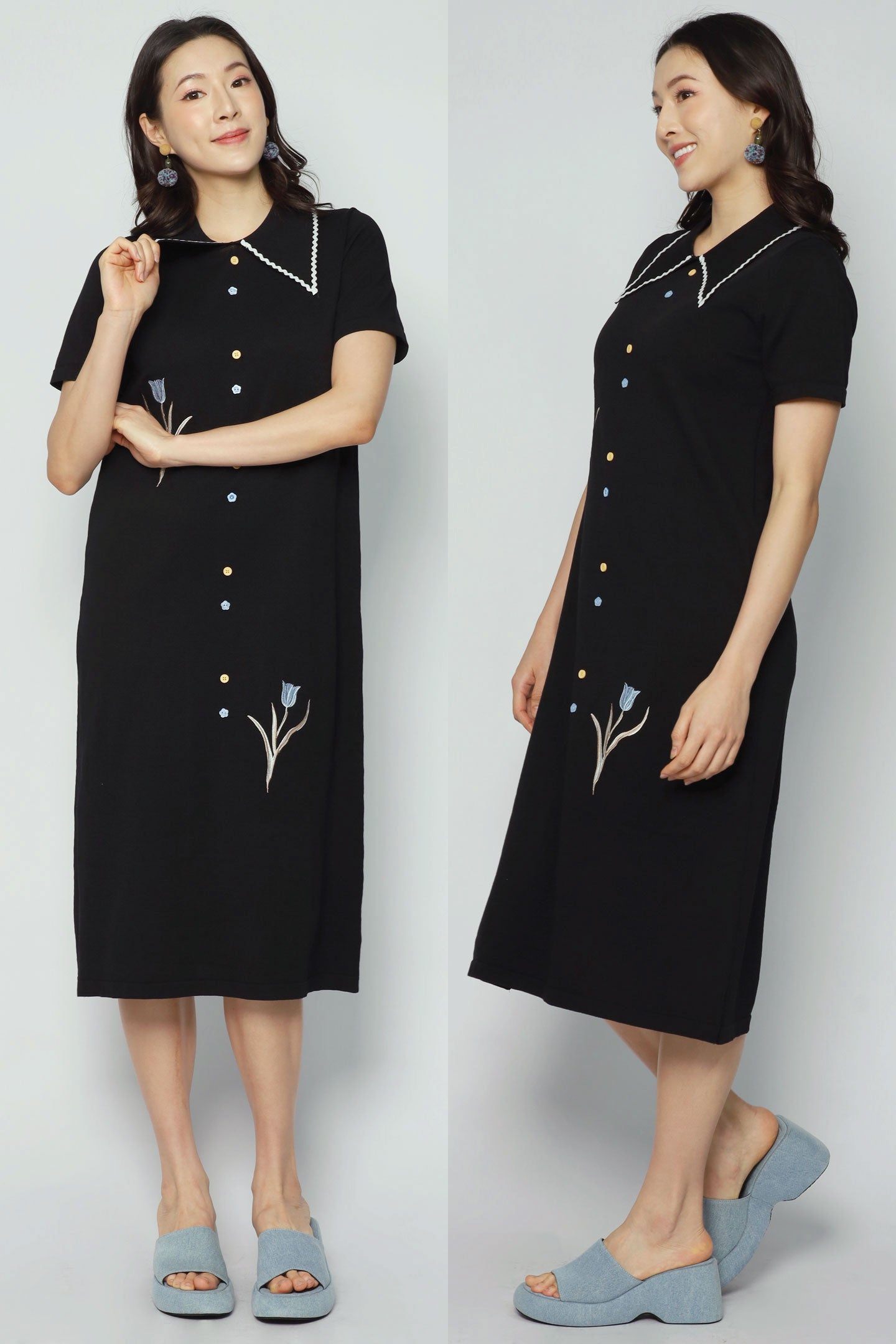 Irine Floral Knit Dress