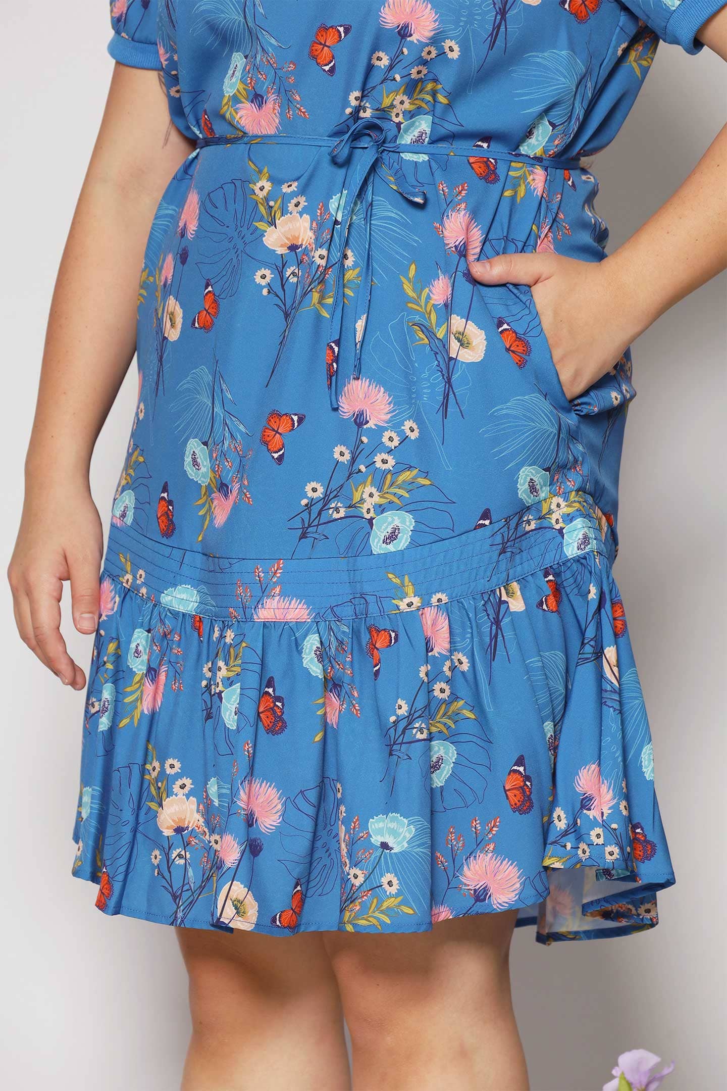 Izabella Dress in Butterfly Garden