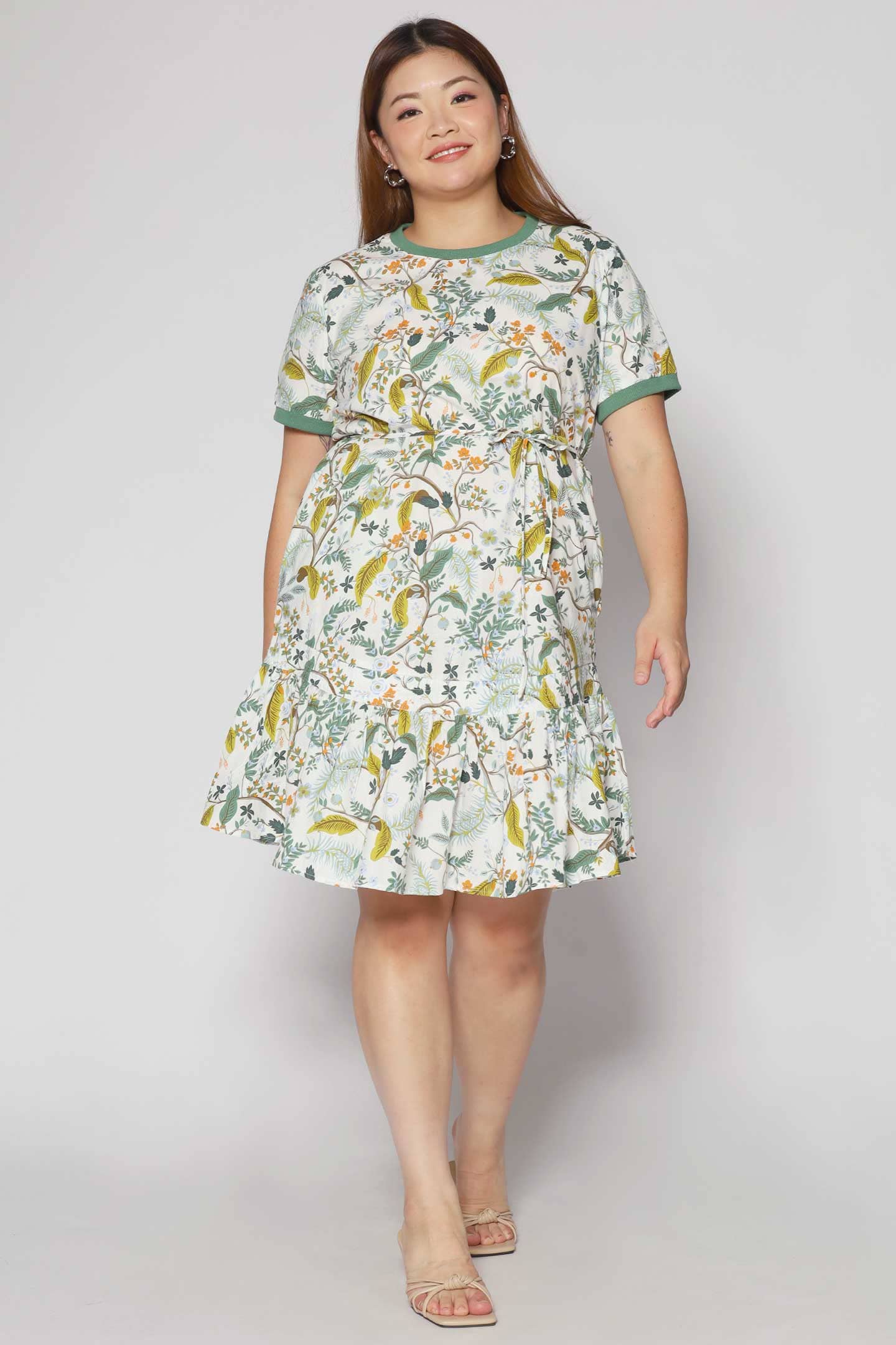 Izabella Dress in Sunlit Blooms