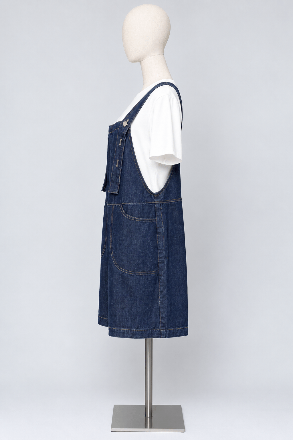 PO - Jinna Denim Pinafore Playsuit