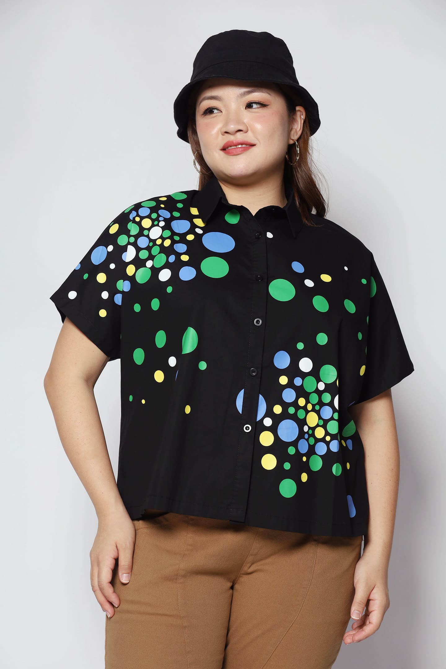 Jackie Top in Dots