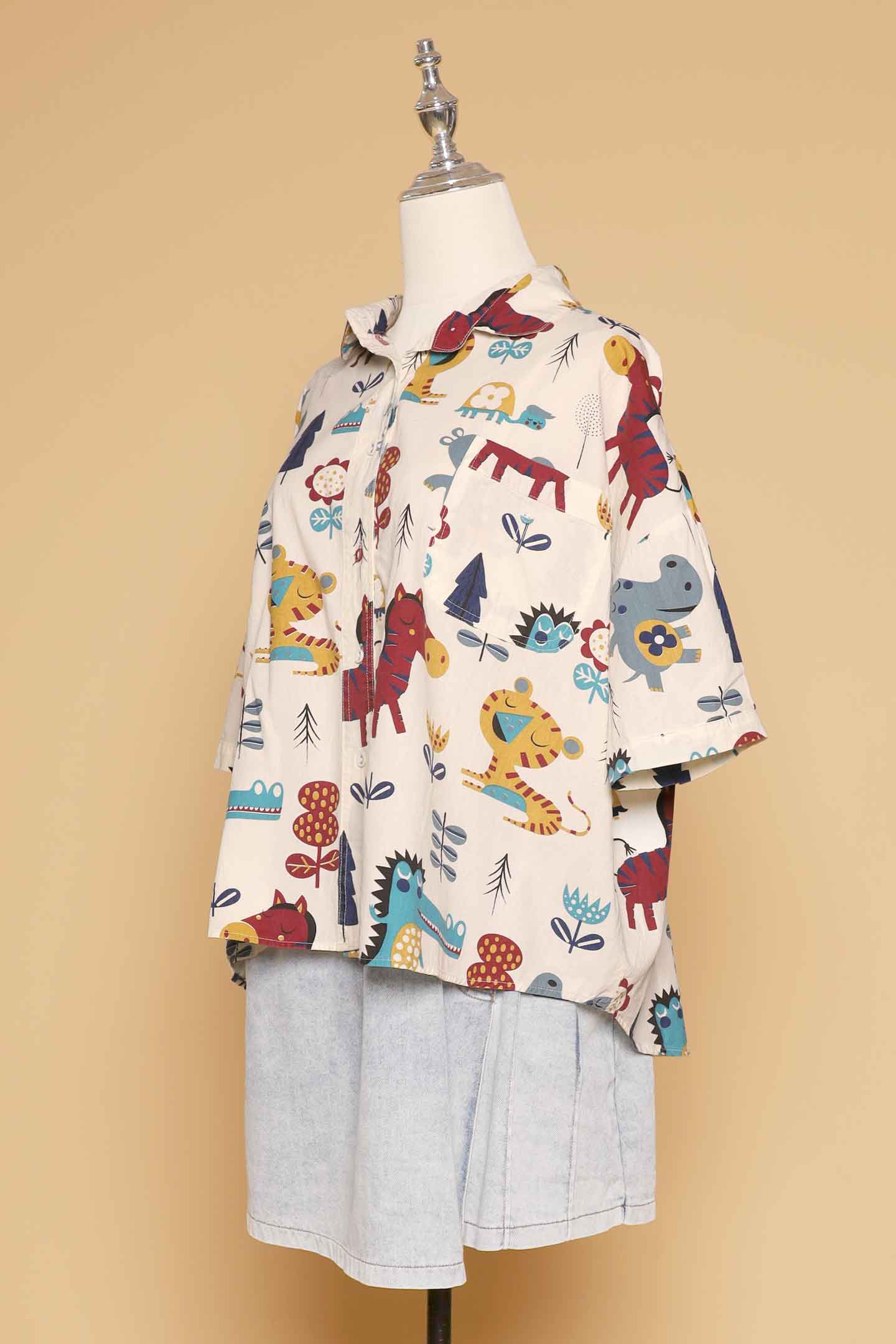 PO - Jai Shirt in Animal Print