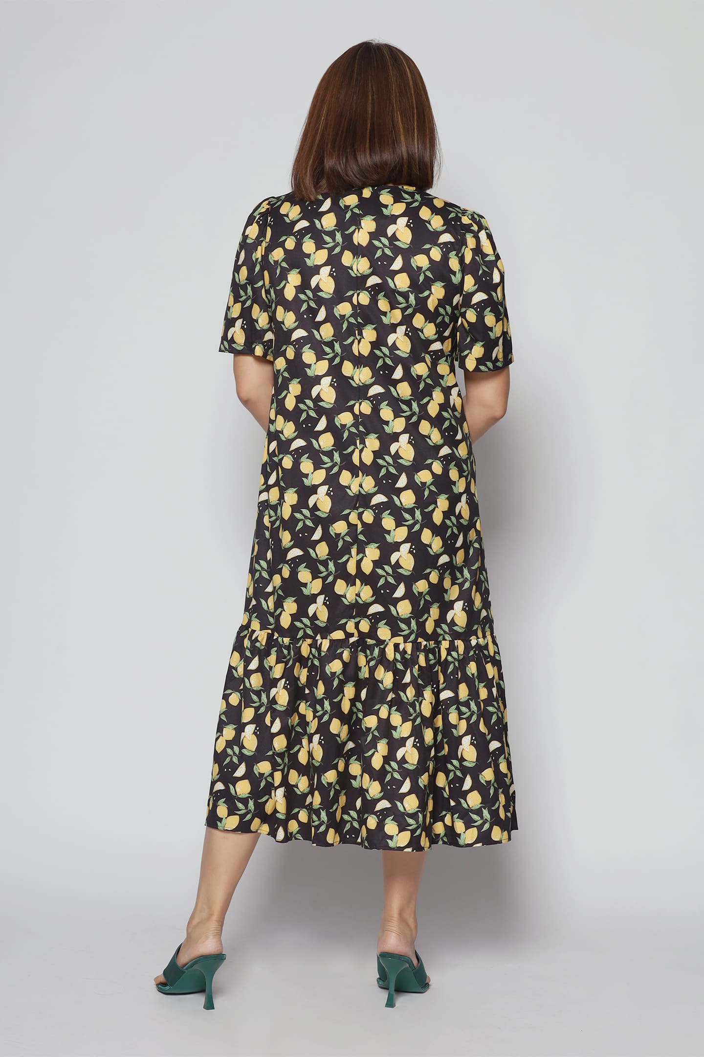 Janelle Dress in Lemon