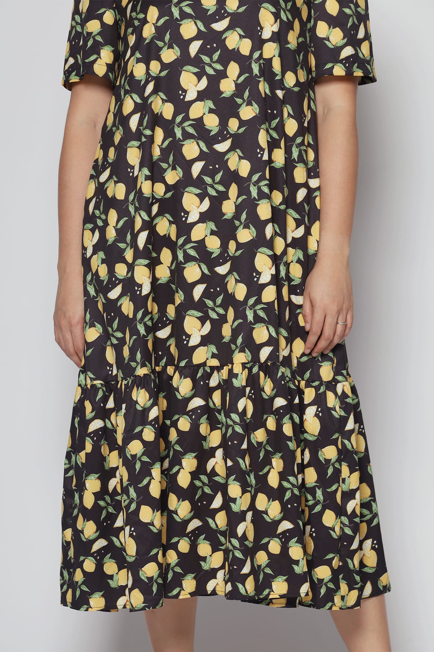 Janelle Dress in Lemon