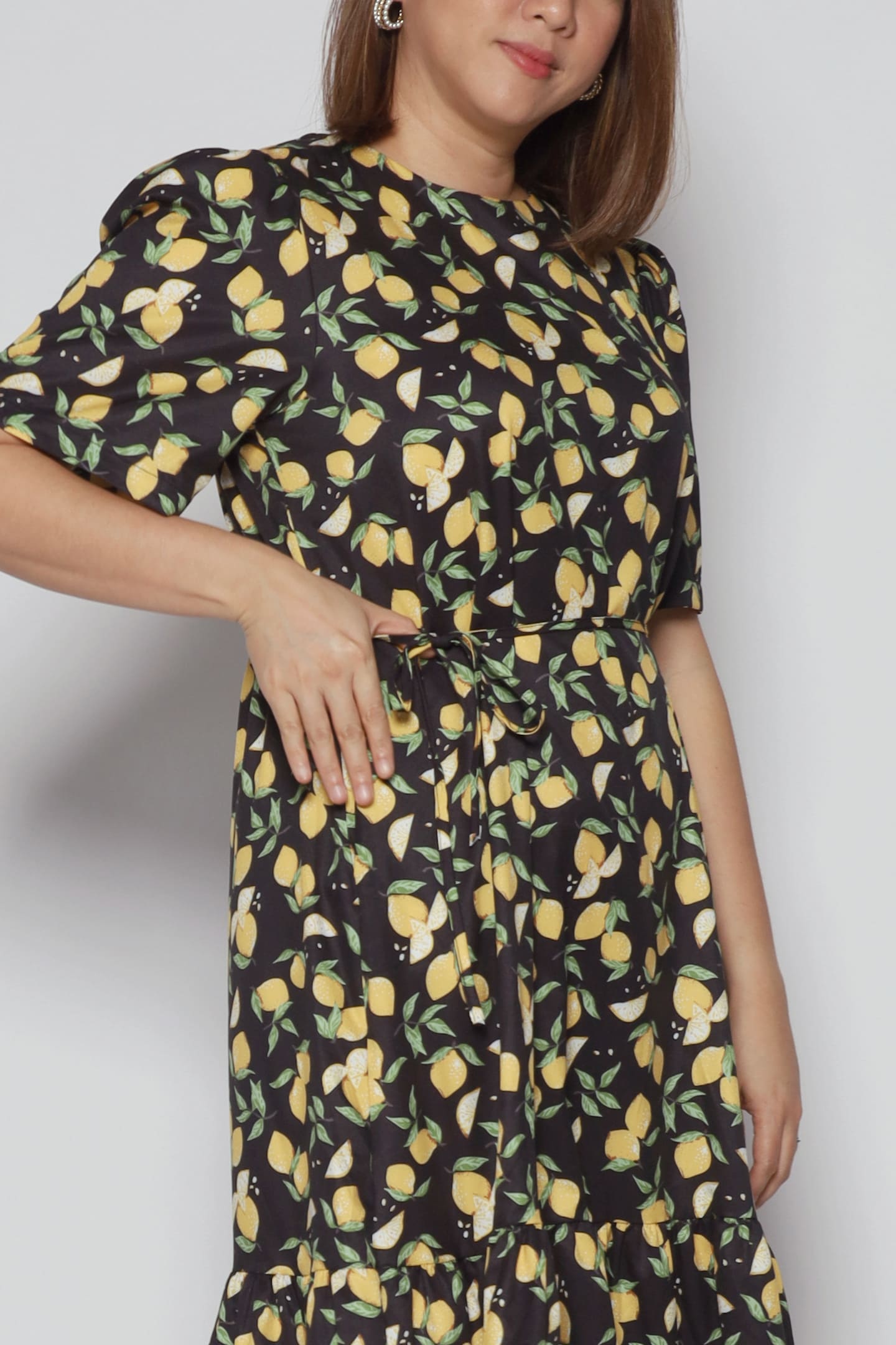 Janelle Dress in Lemon