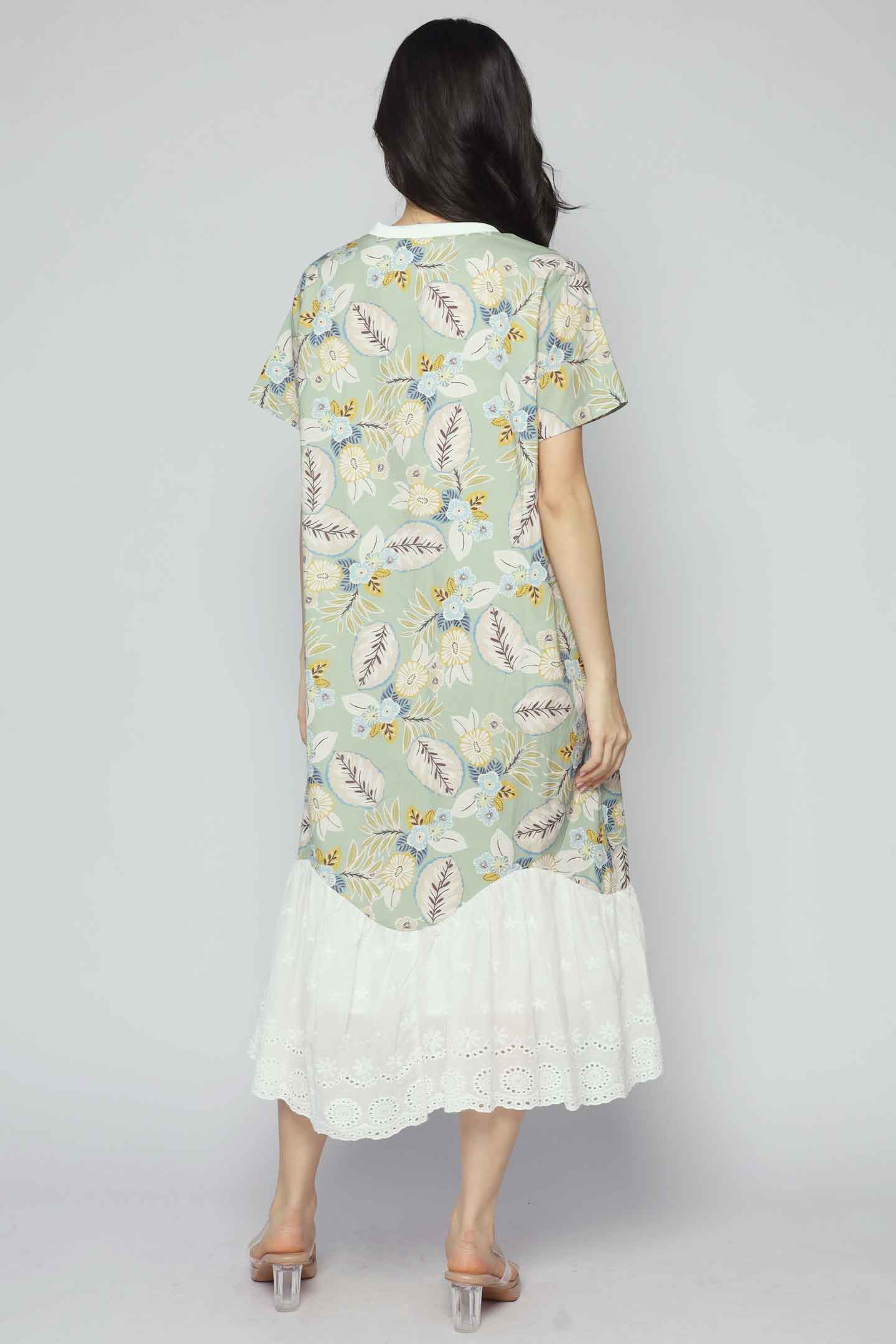 Janessa Dress in Green Allure