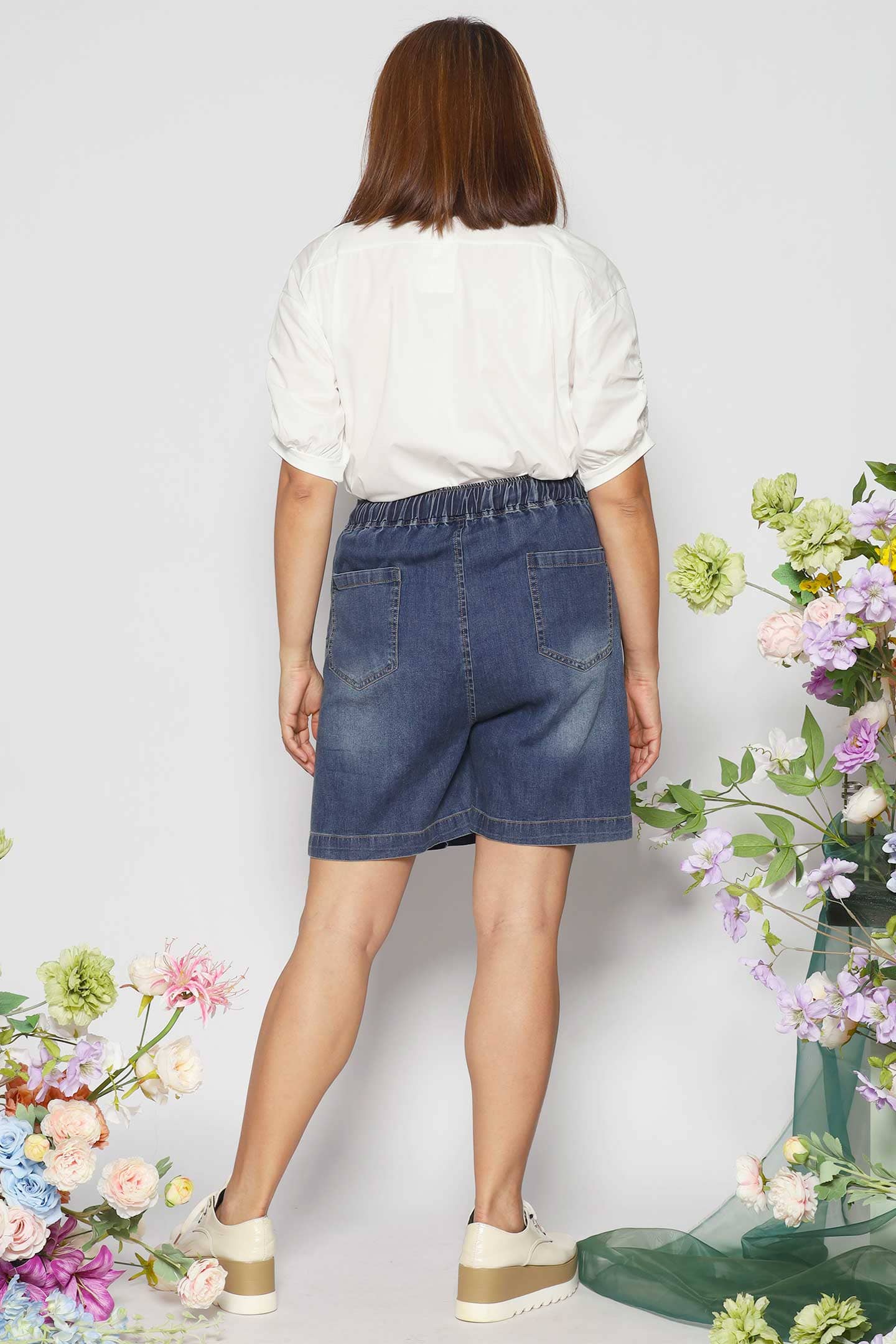 Jerilee Denim Skorts