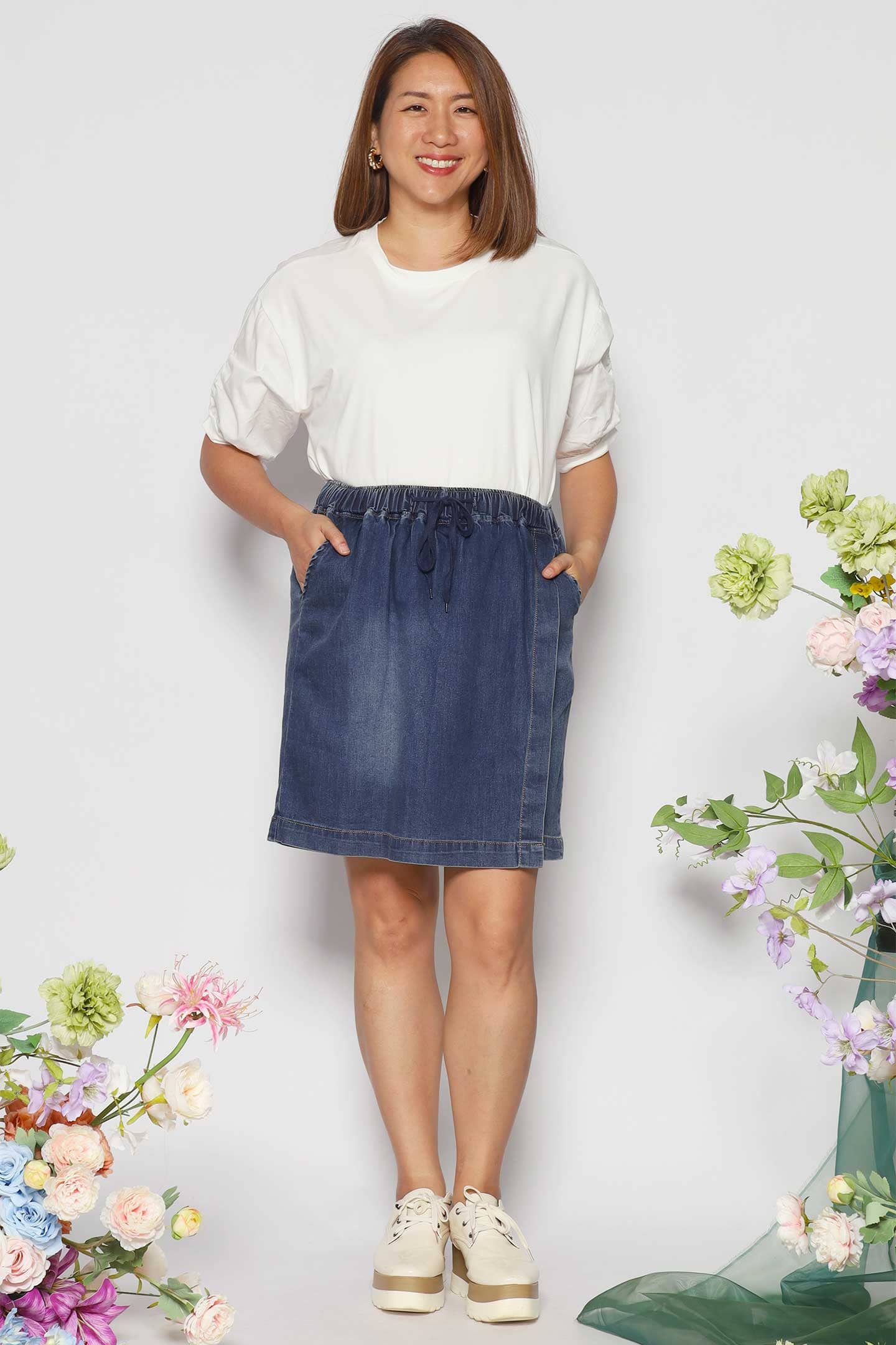 Jerilee Denim Skorts