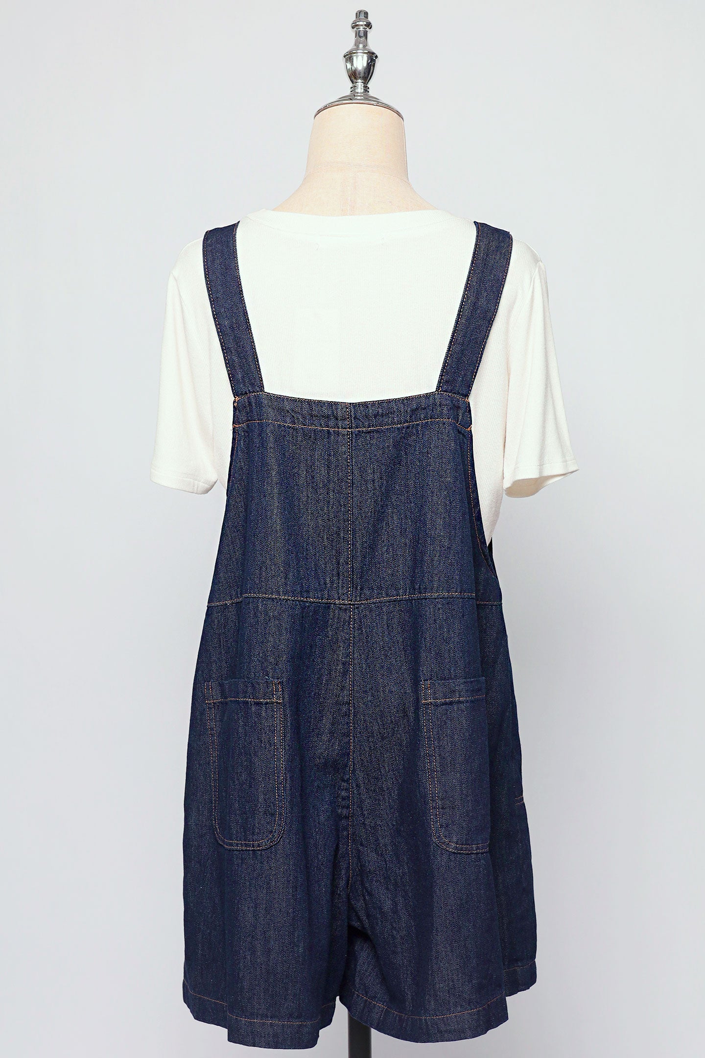 PO - Jinna Denim Pinafore Playsuit