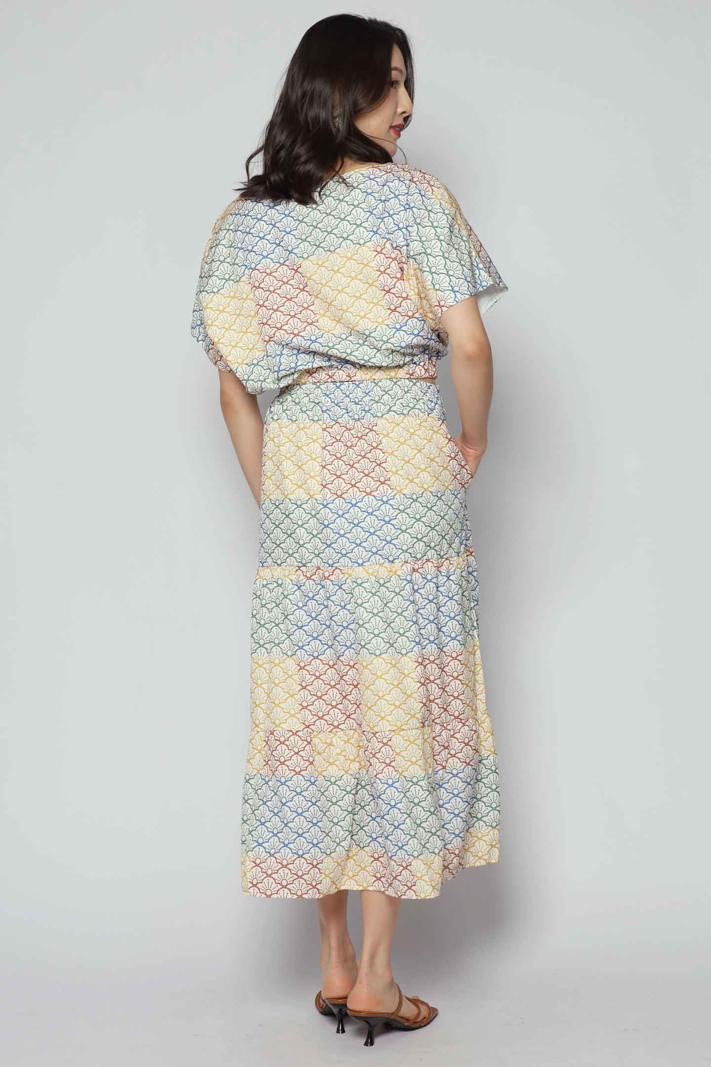 Jolin 2 in 1 Skirt Set in Happiness