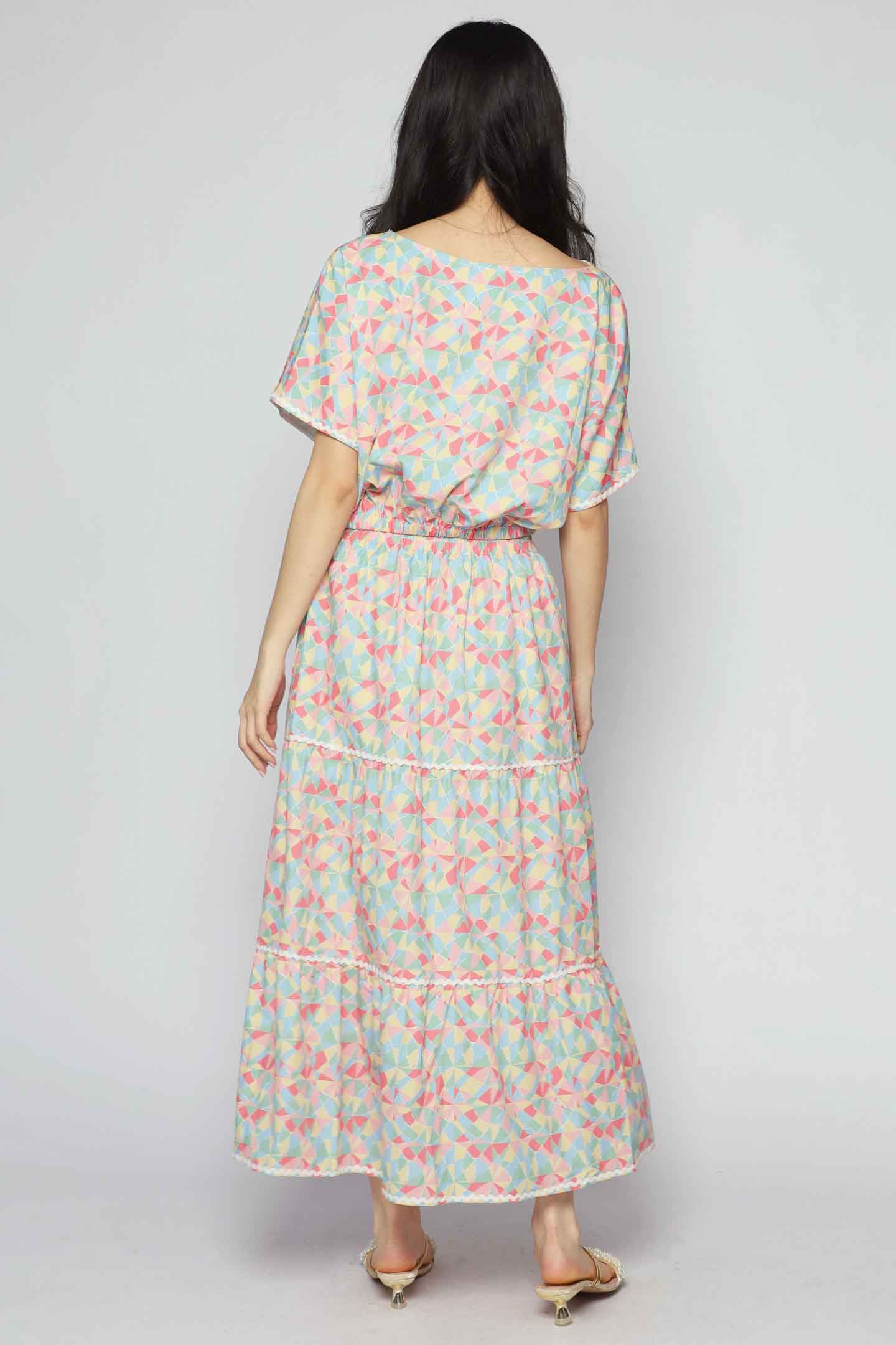 Jolin 2 in 1 Skirt Set in Painted Glass V2