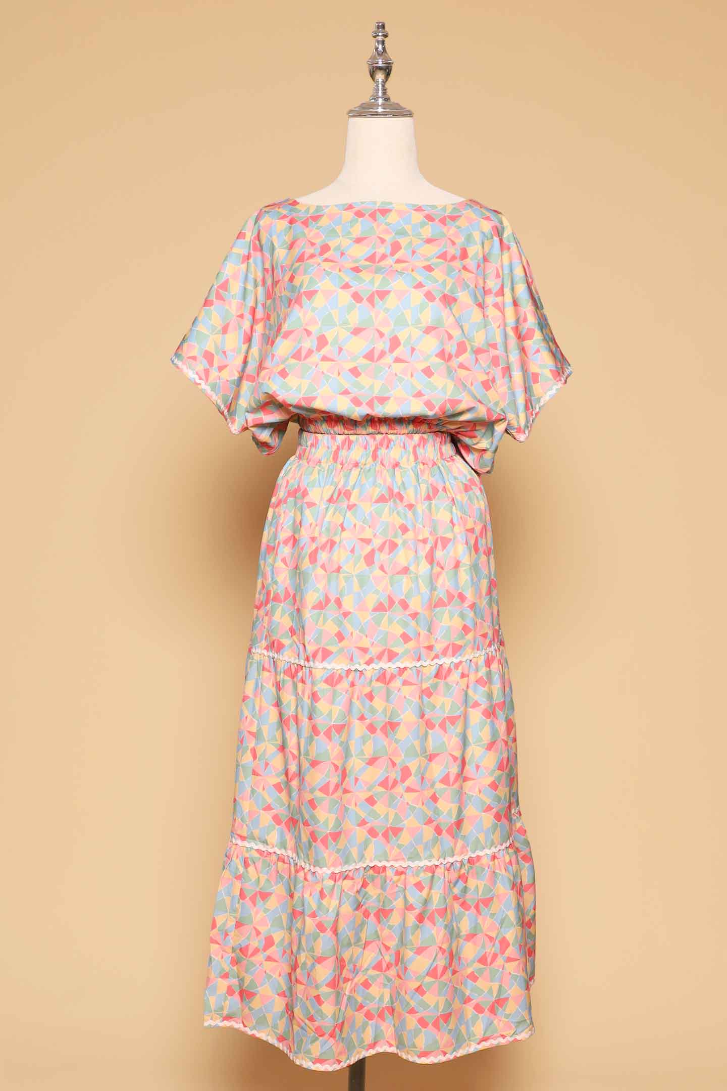 PO - Jolin 2 in 1 Skirt Set in Painted Glass