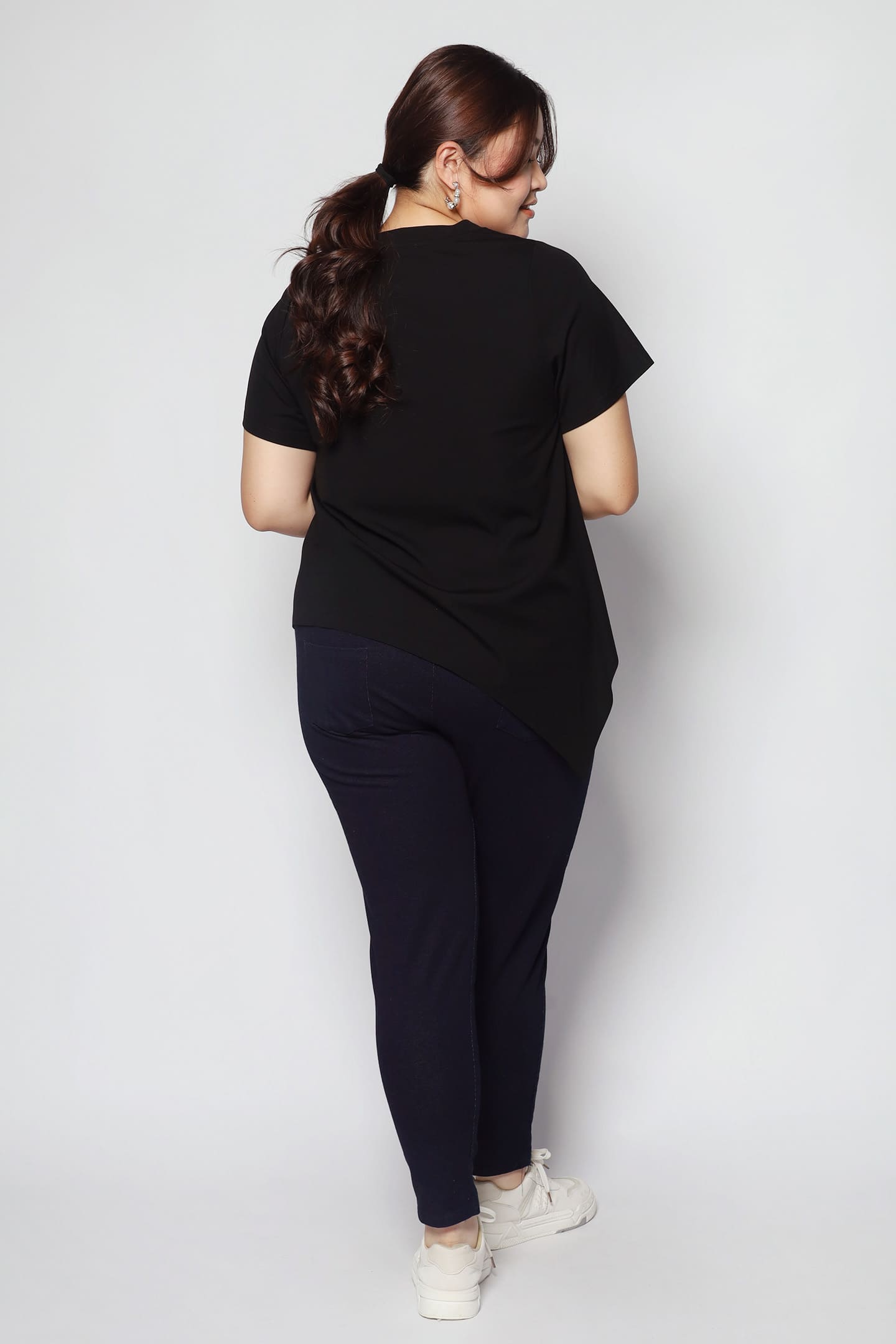 Backorders Jose Asymmetrical Top in Black