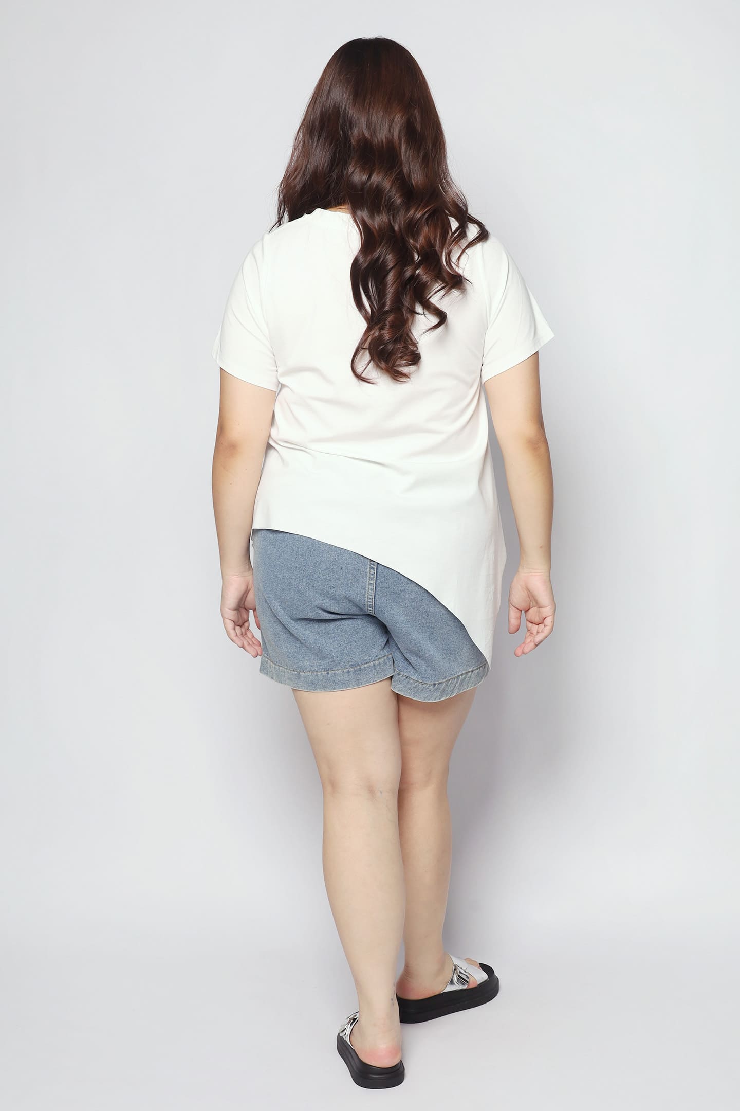 Jose Asymmetrical Top in White