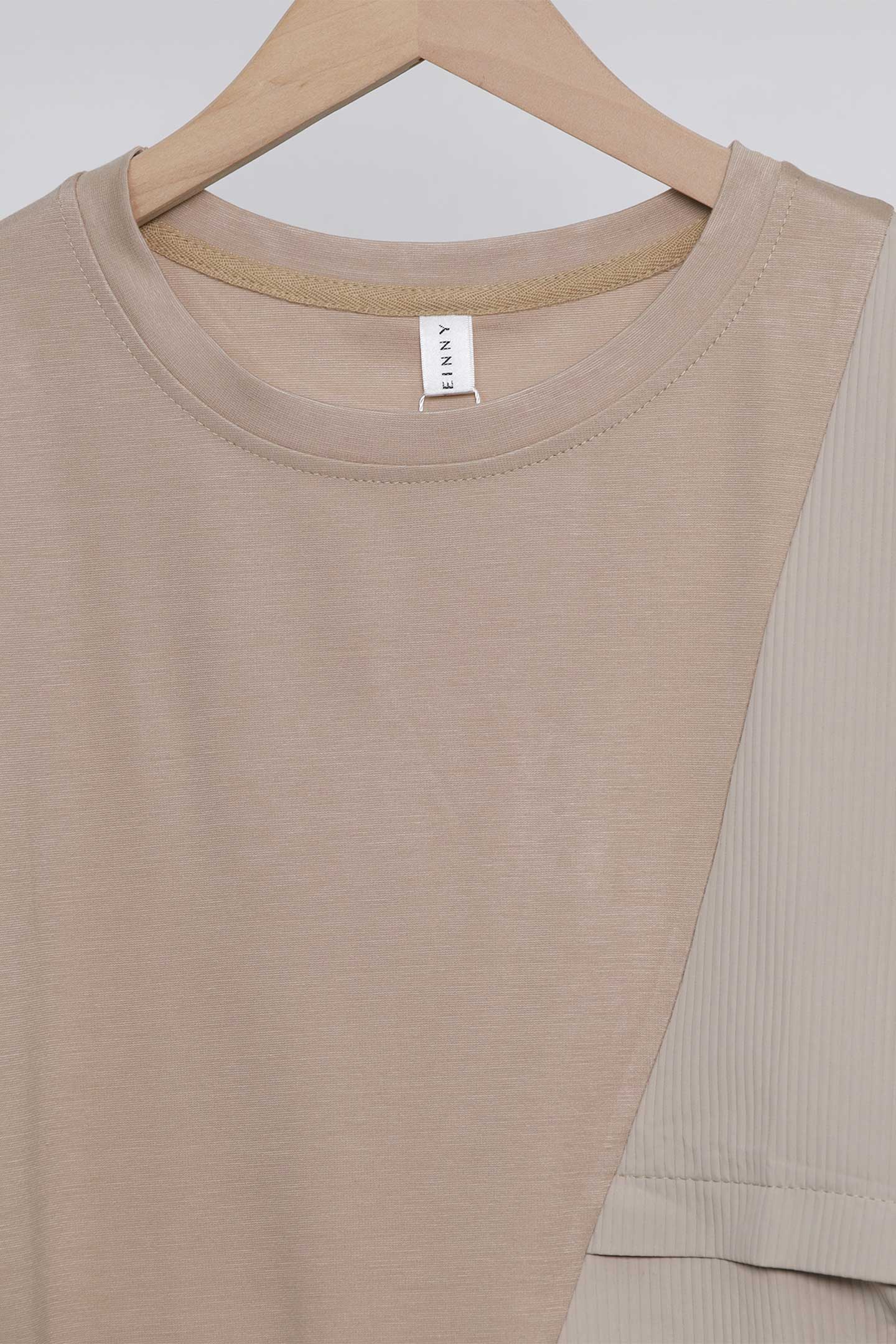 Backorders Easy By TE - Julie Top in Khaki