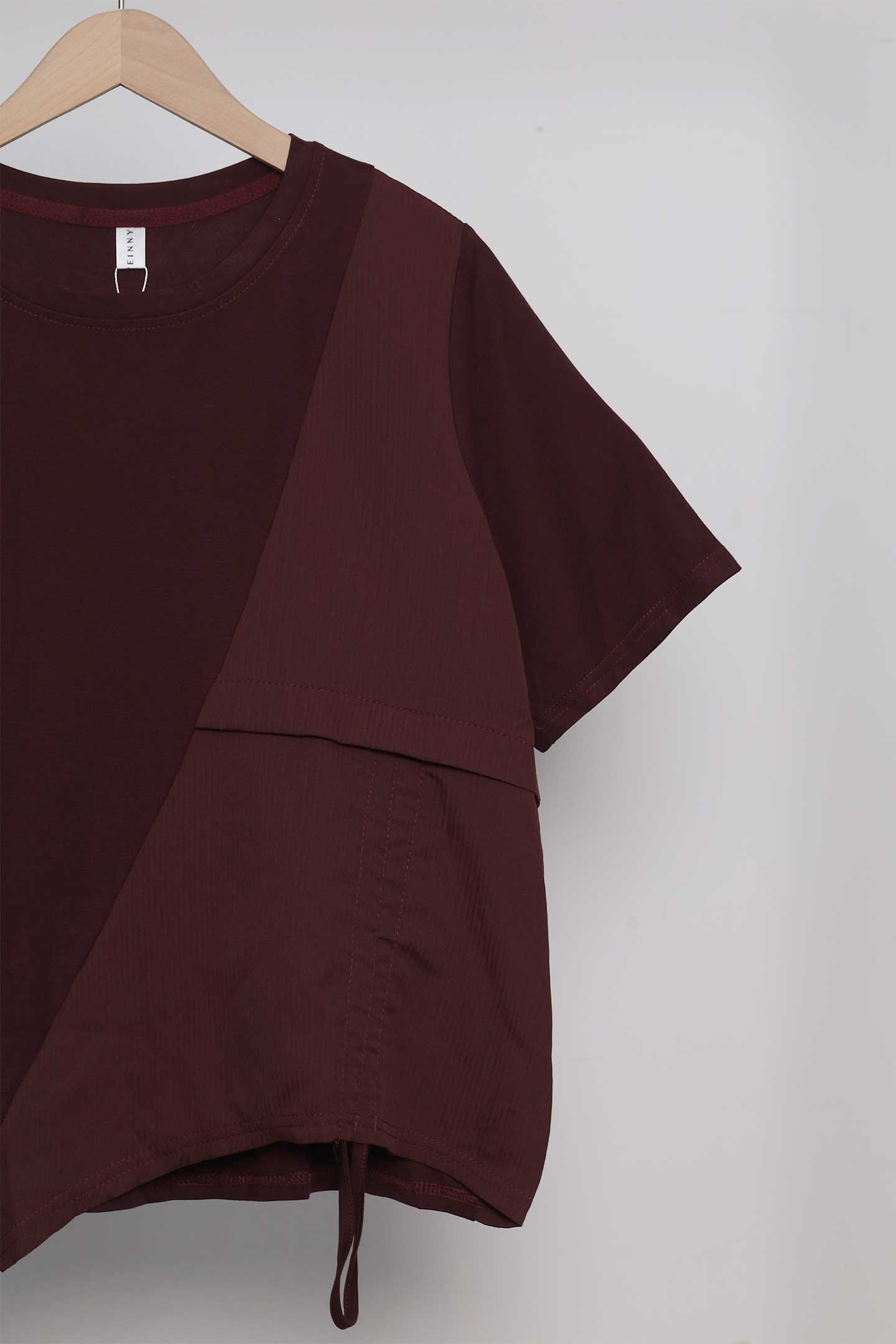Backorders Easy By TE - Julie Top in Maroon