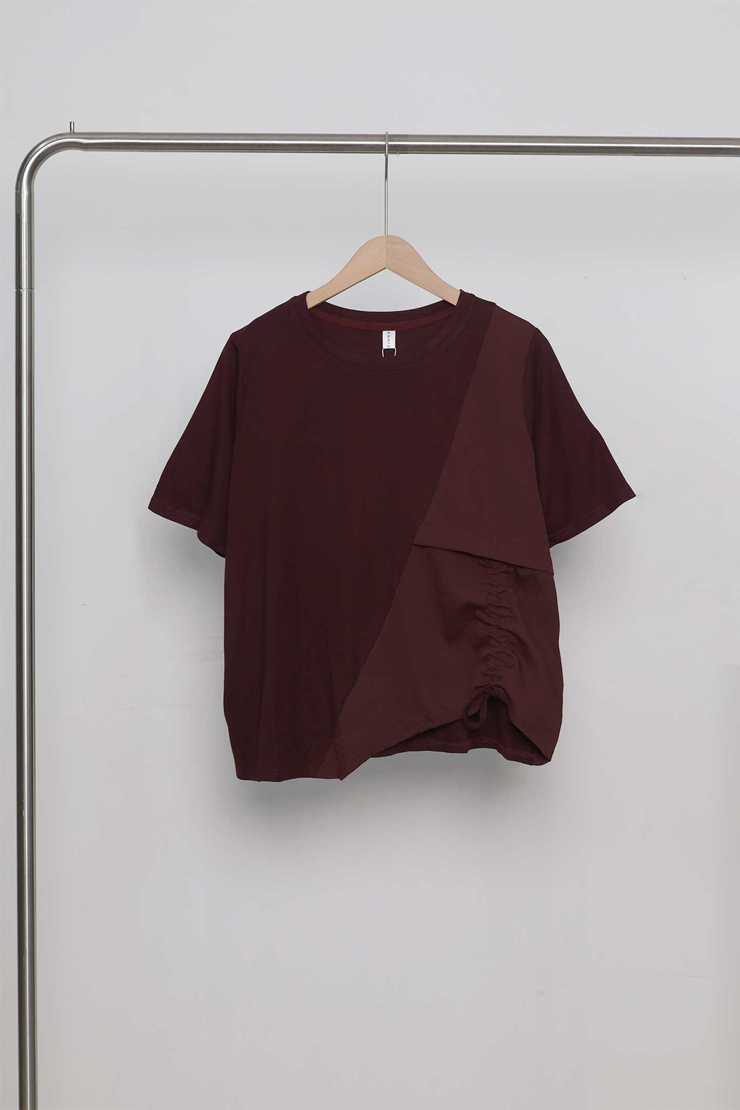 Easy By TE - Julie Top in Maroon