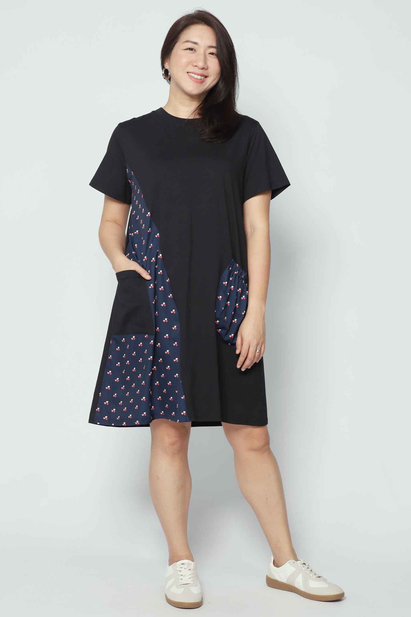 Juno Dress in Trio Heart