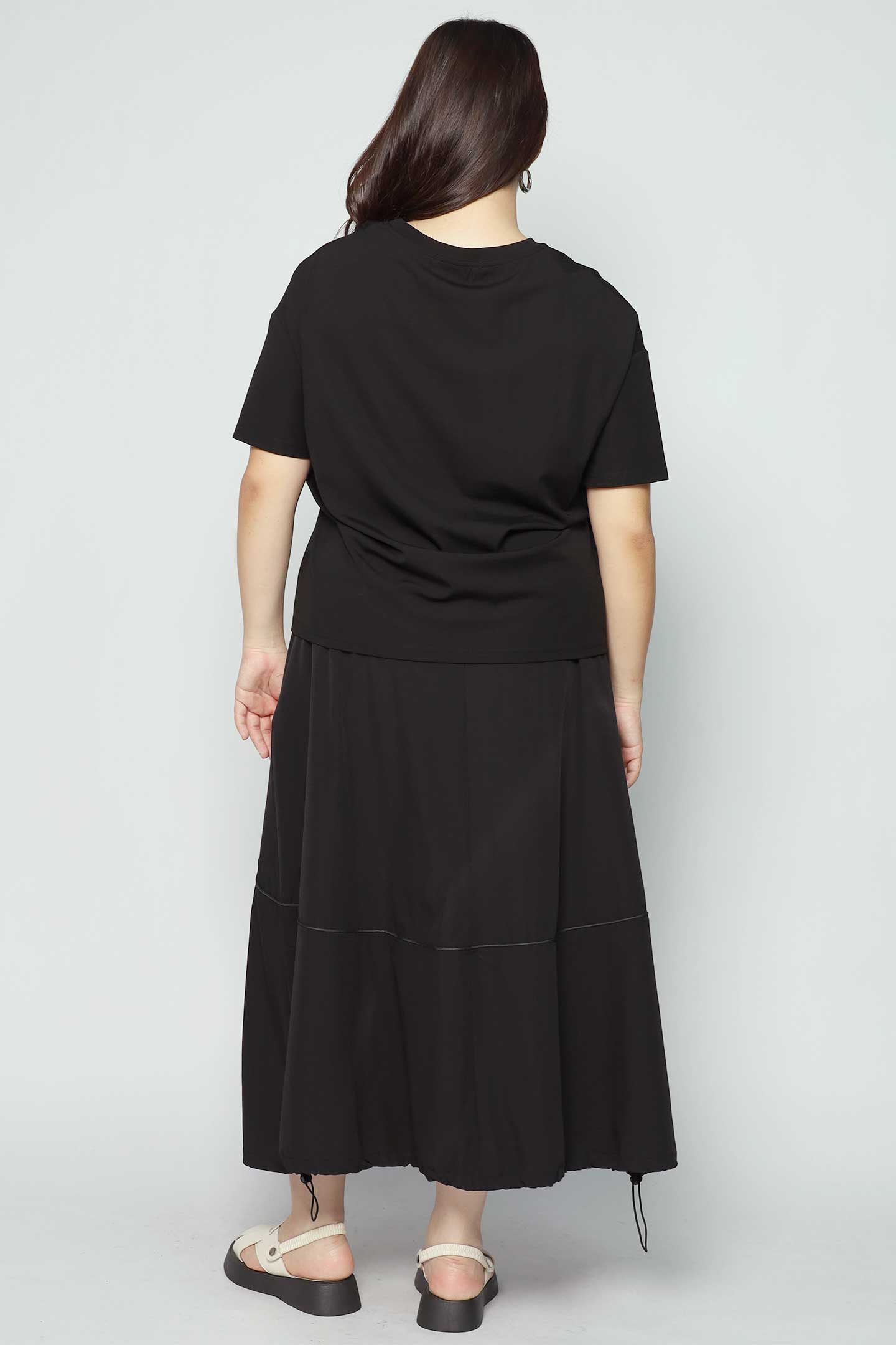 Backorders Kade Polkadot Printed Top in Black