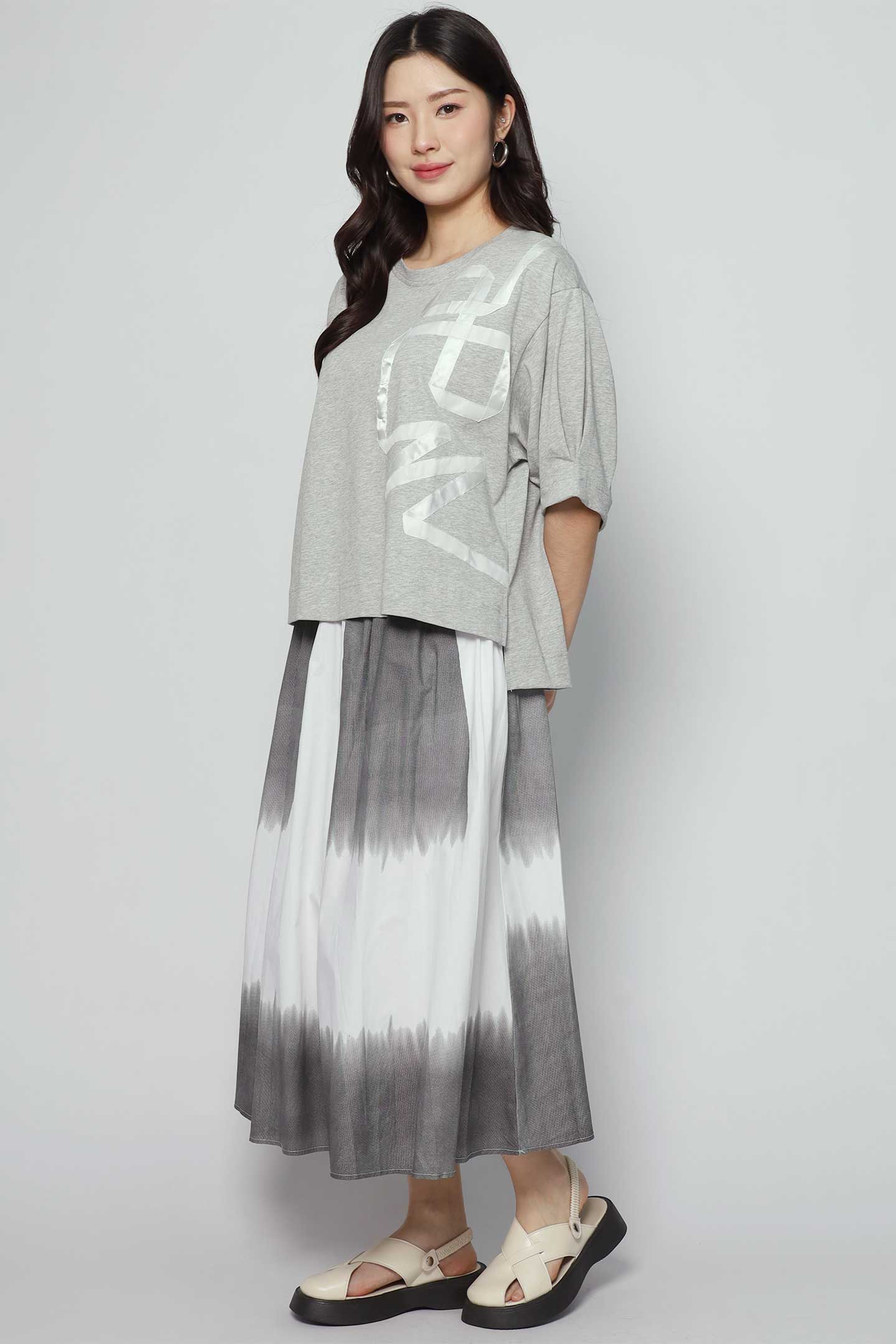 Backorders Kasa Top in Grey