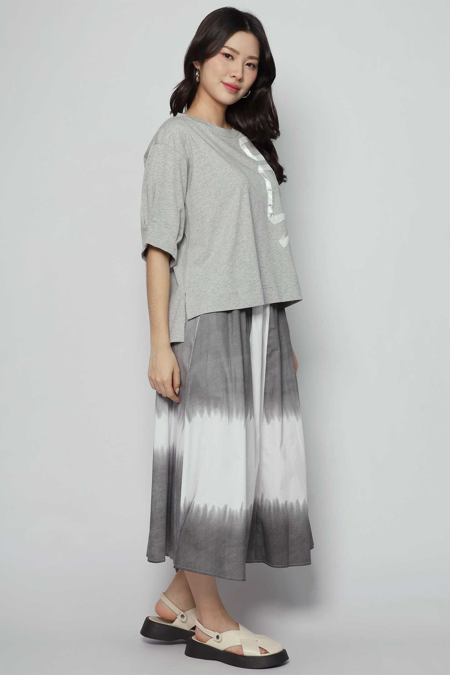 Backorders Kasa Top in Grey