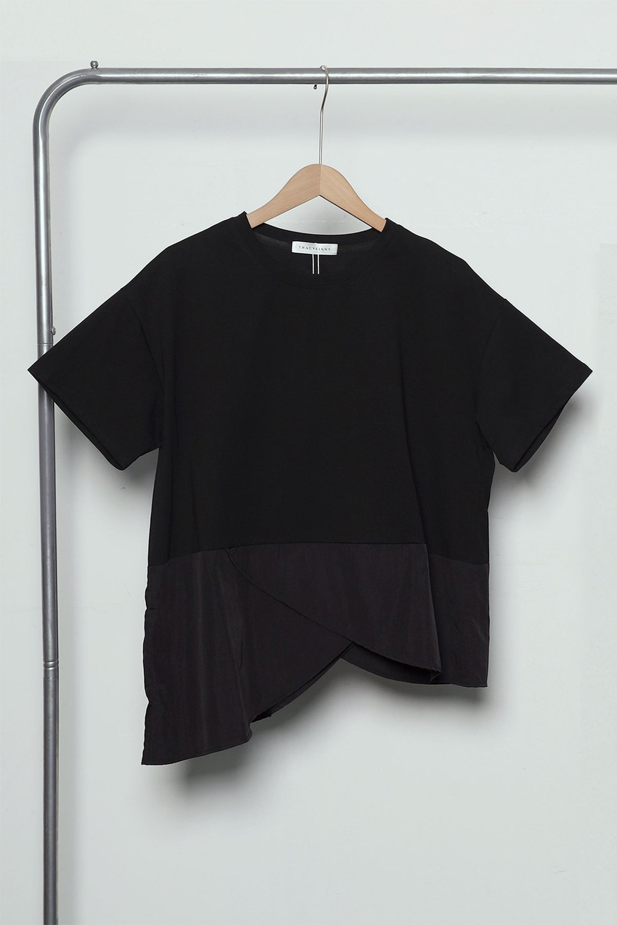 Easy by TE - Kayden Asymmetrical Top in Black