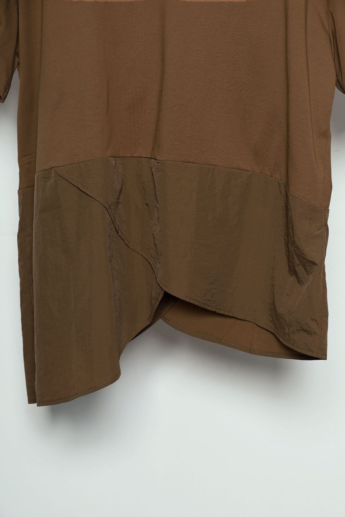 Easy by TE - Kayden Asymmetrical Top in Brown