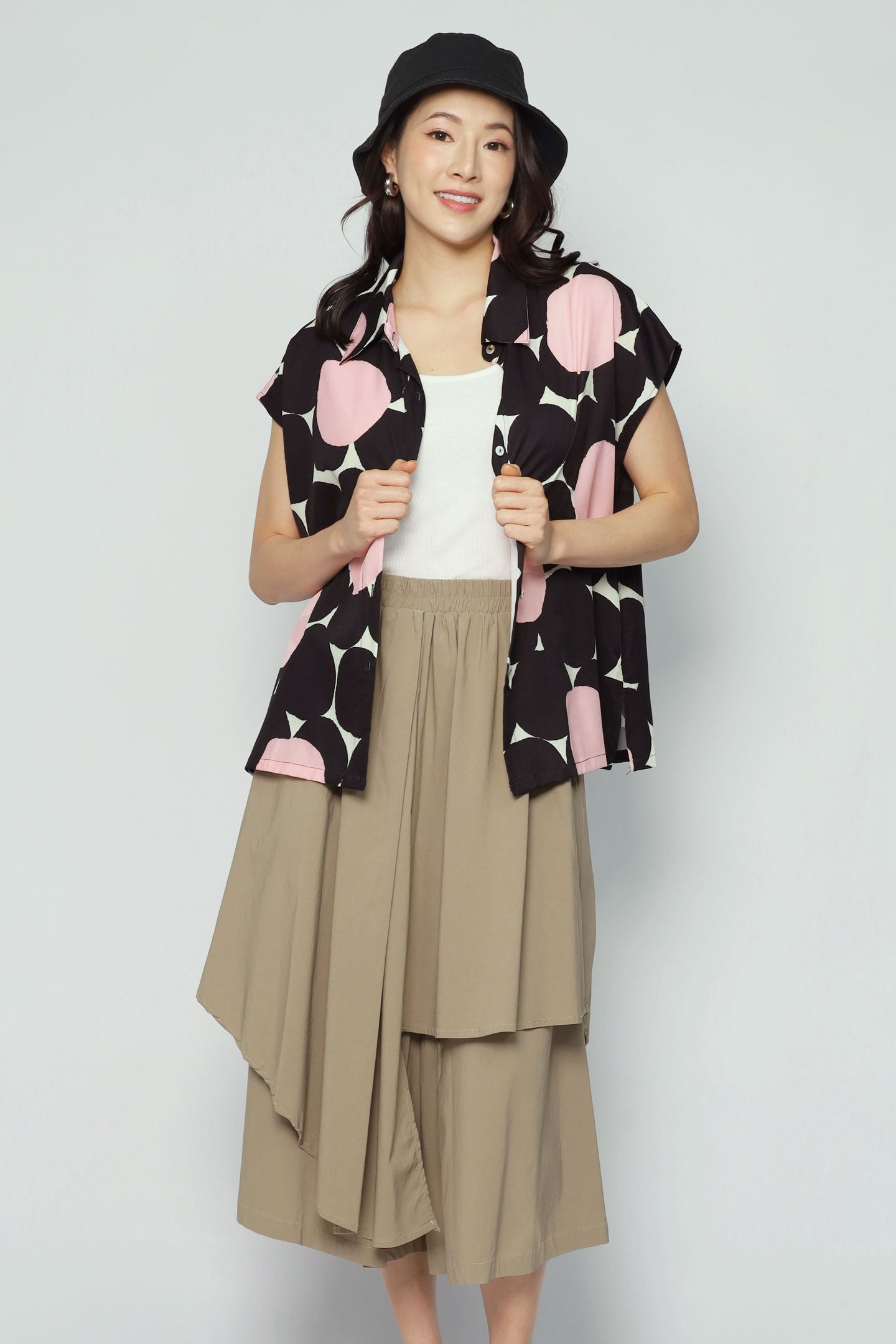 Kaylee Top in Pink Clementine