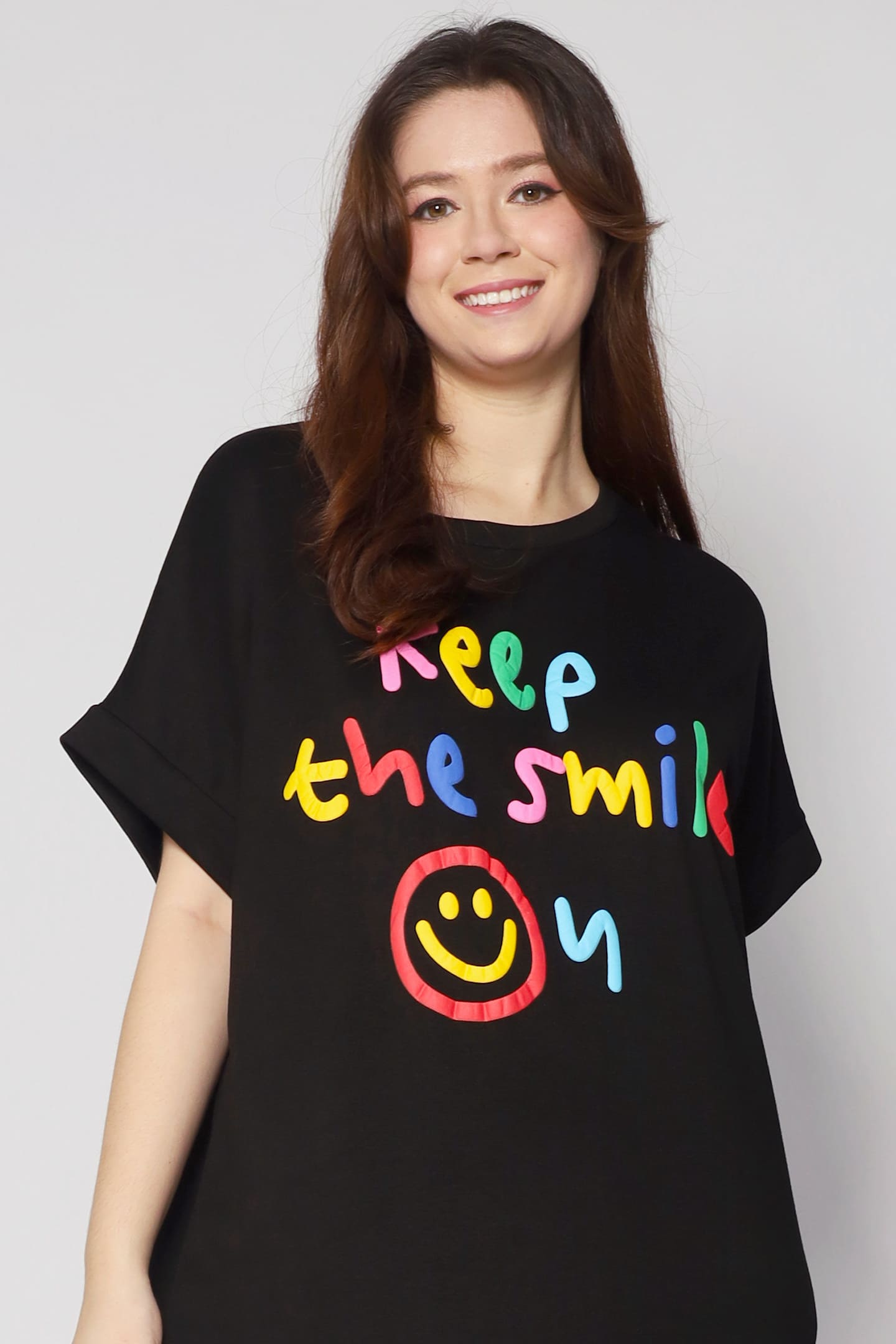 Backorders Keep the Smile On Tee Dress