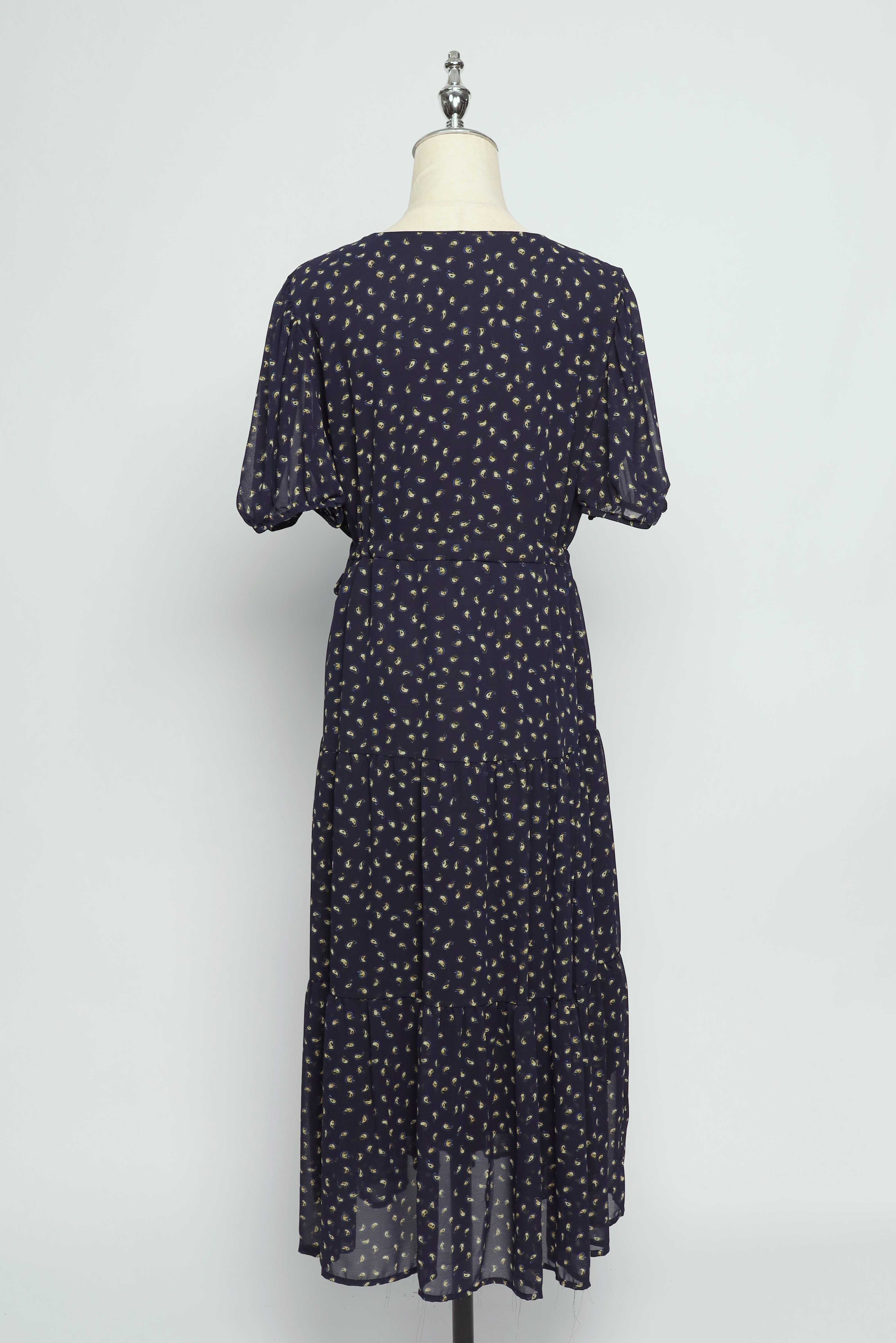 PO - Keisha Dress in Blue Willow