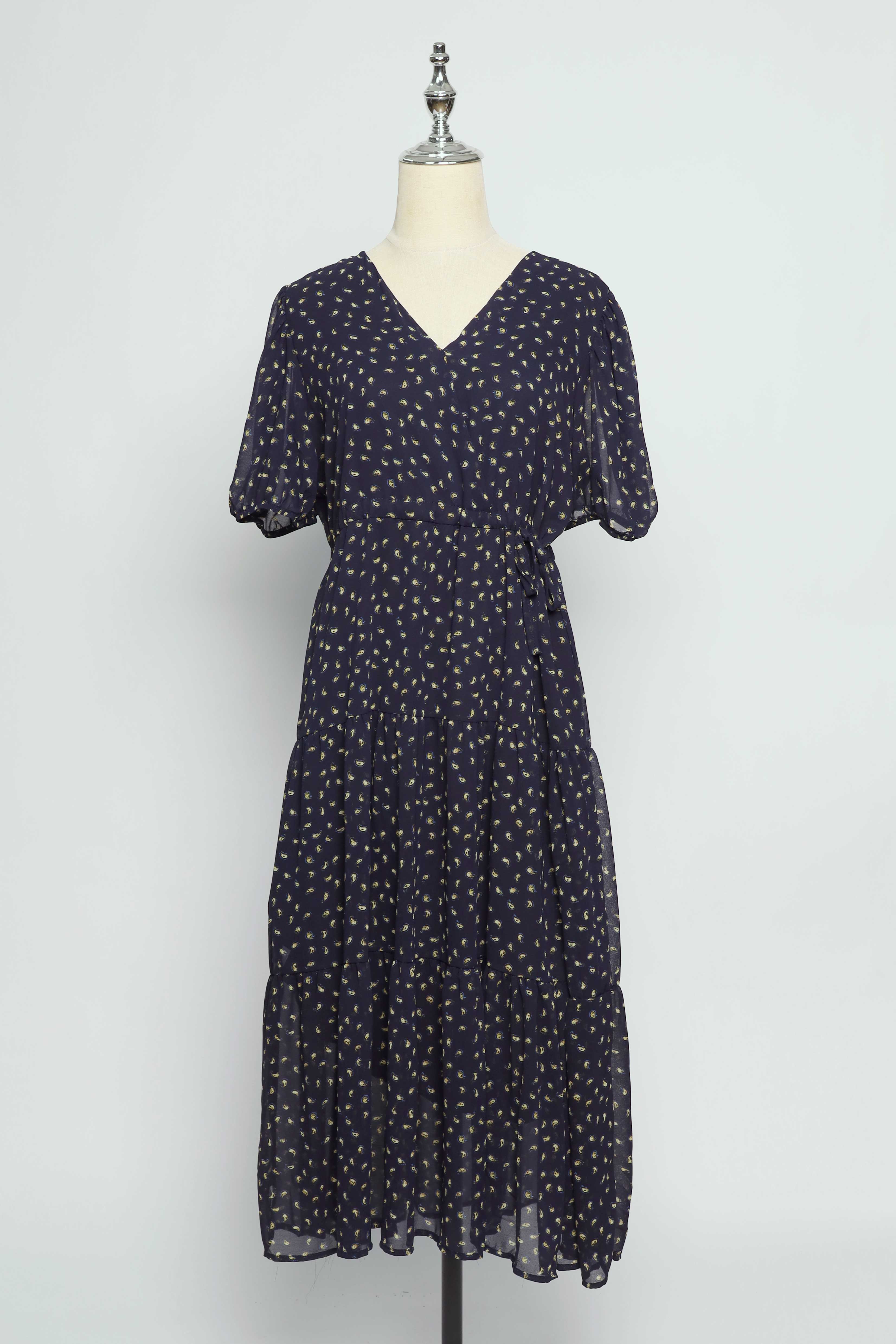 PO - Keisha Dress in Blue Willow