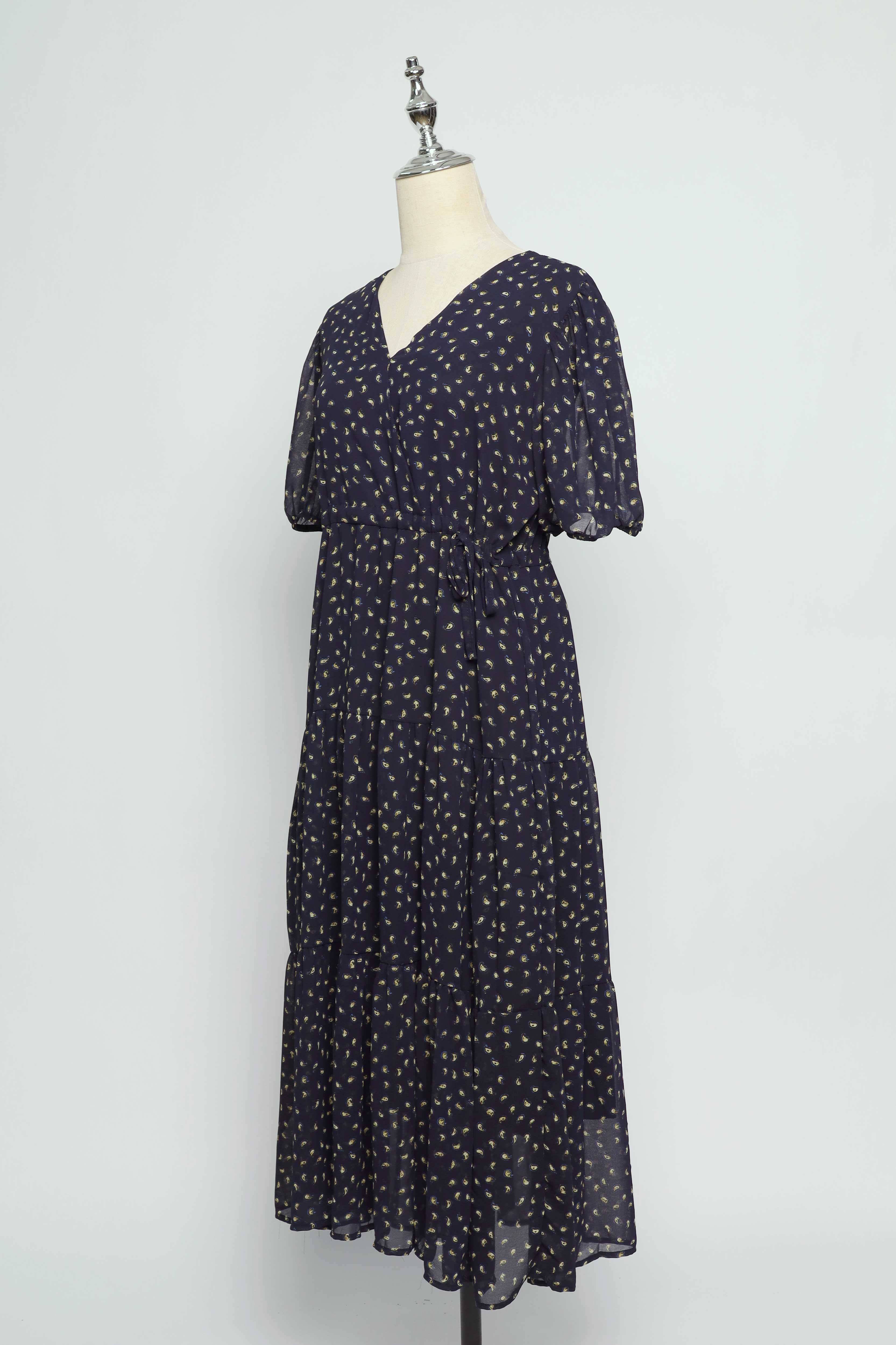 PO - Keisha Dress in Blue Willow