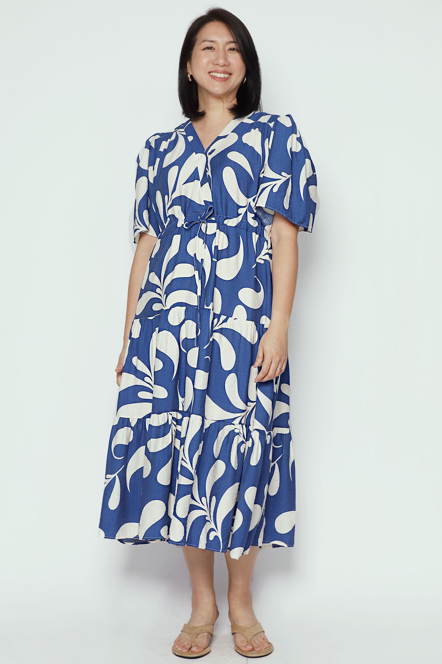 Keisha Dress in Blue Wisteria