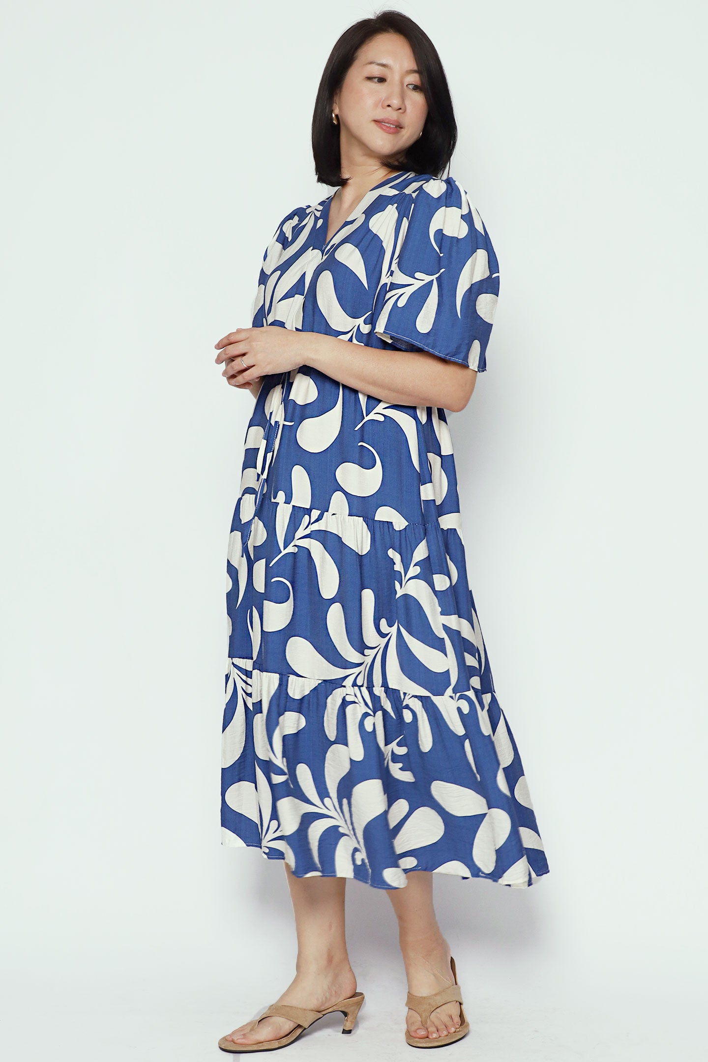 Keisha Dress in Blue Wisteria