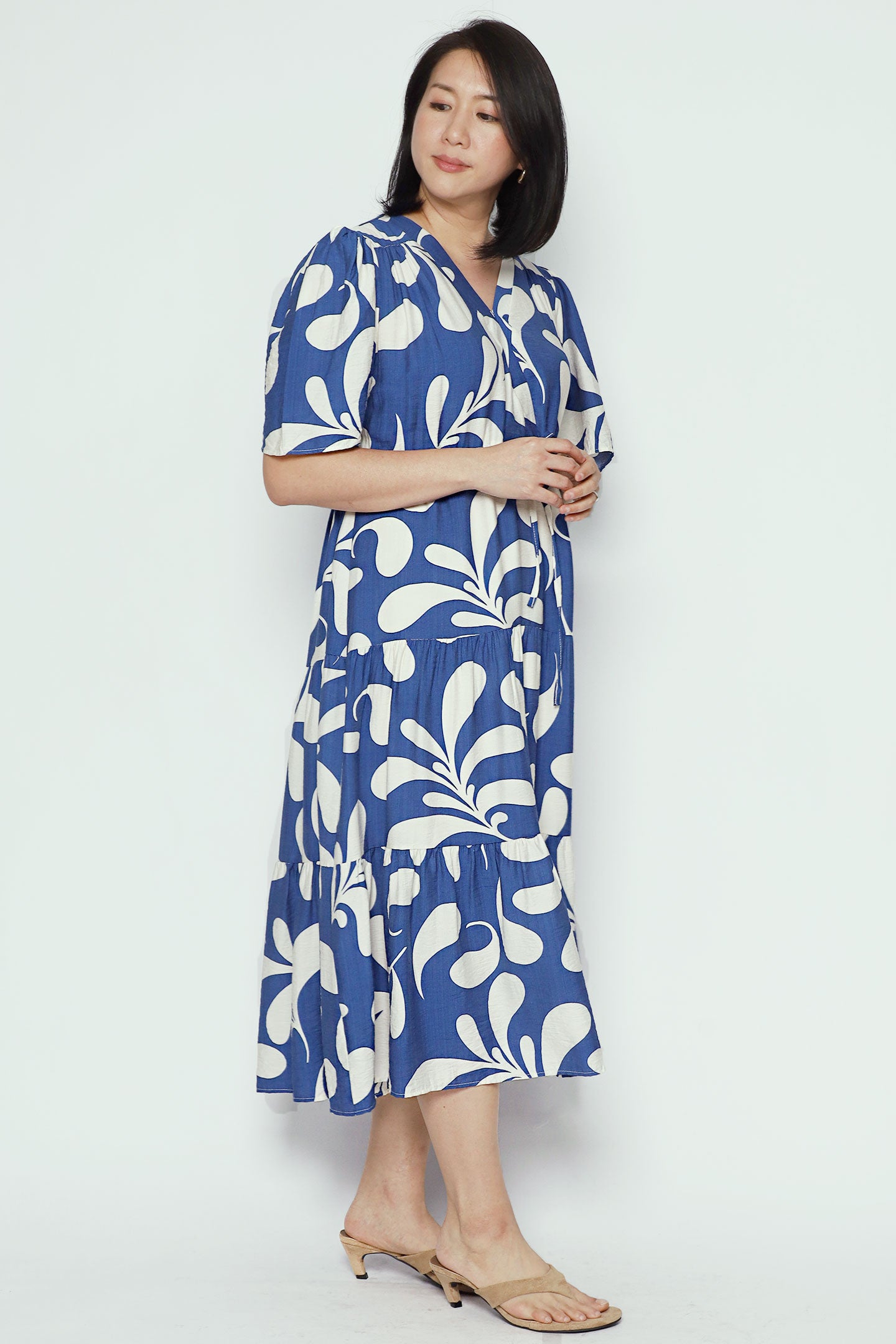 Keisha Dress in Blue Wisteria