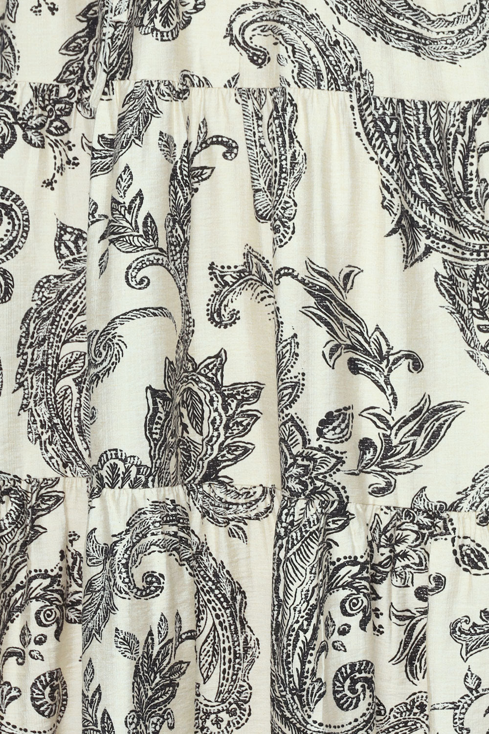 Keisha Dress in Cream Paisley
