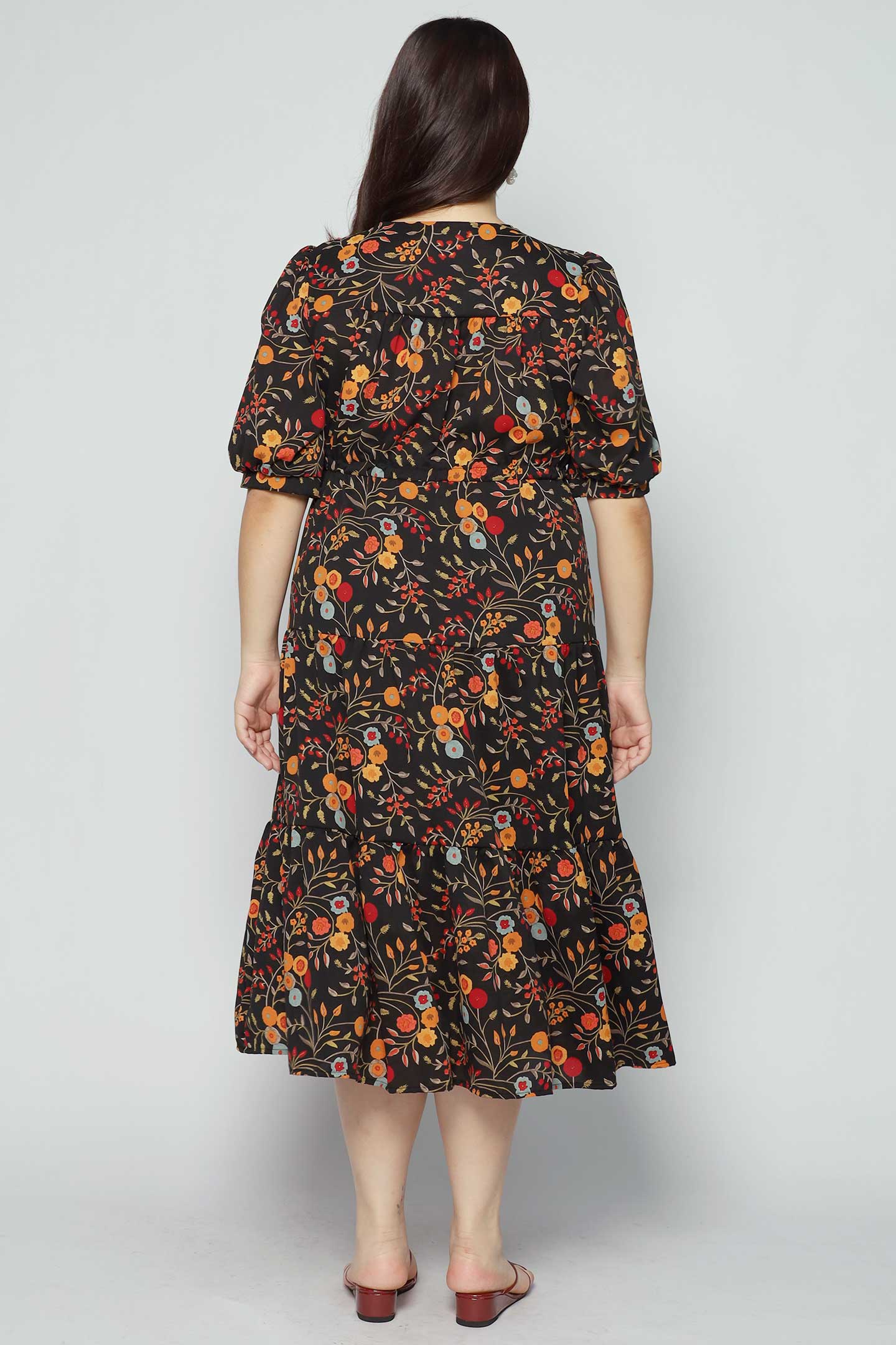 Keisha Dress in Oriental Bloom