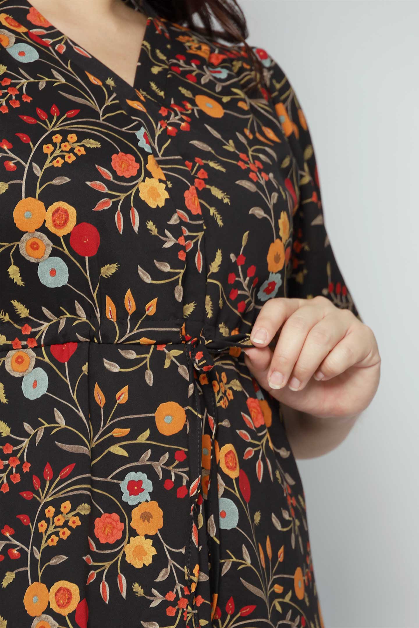 Keisha Dress in Oriental Bloom
