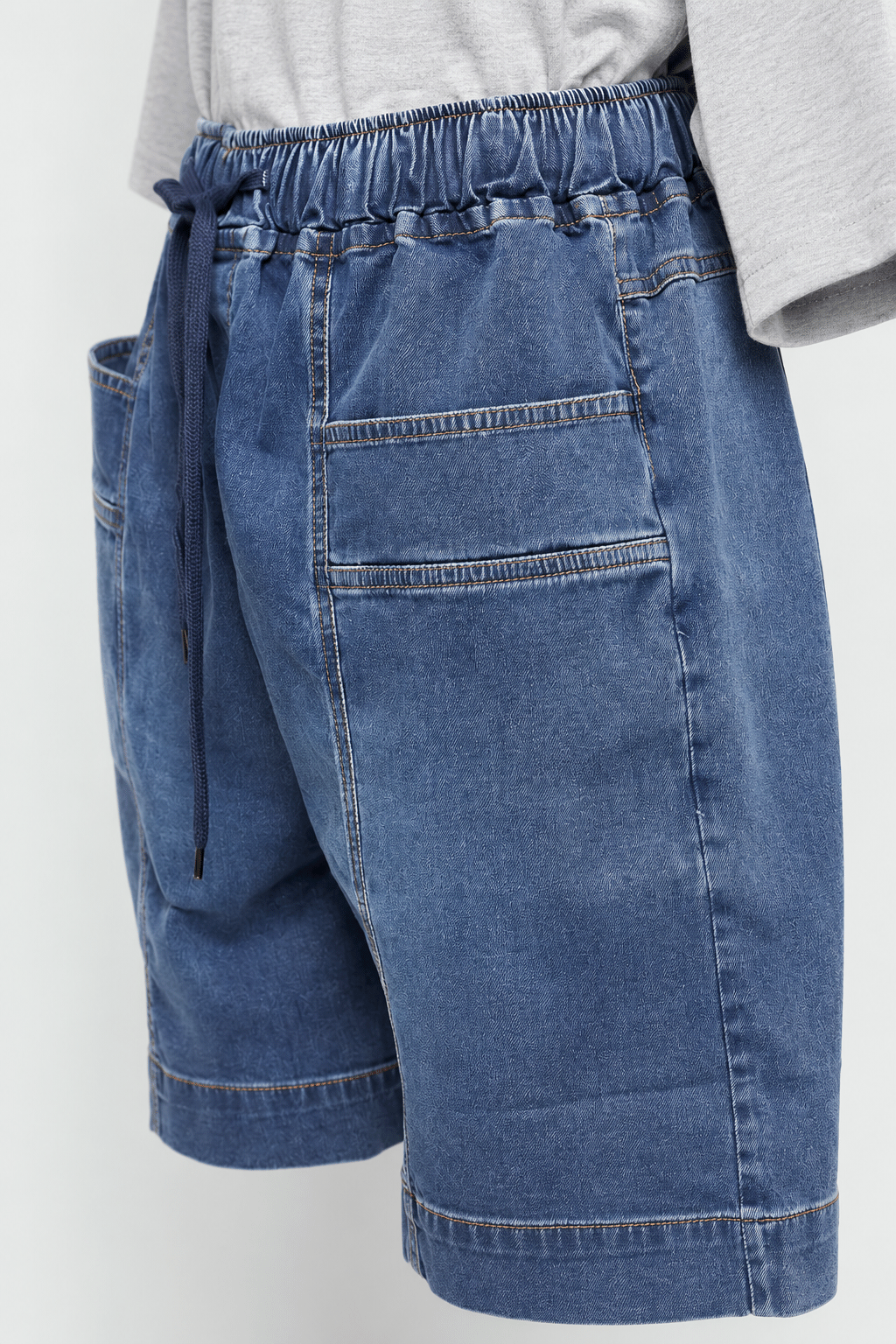 PO - Kenza Denim Shorts in Blue