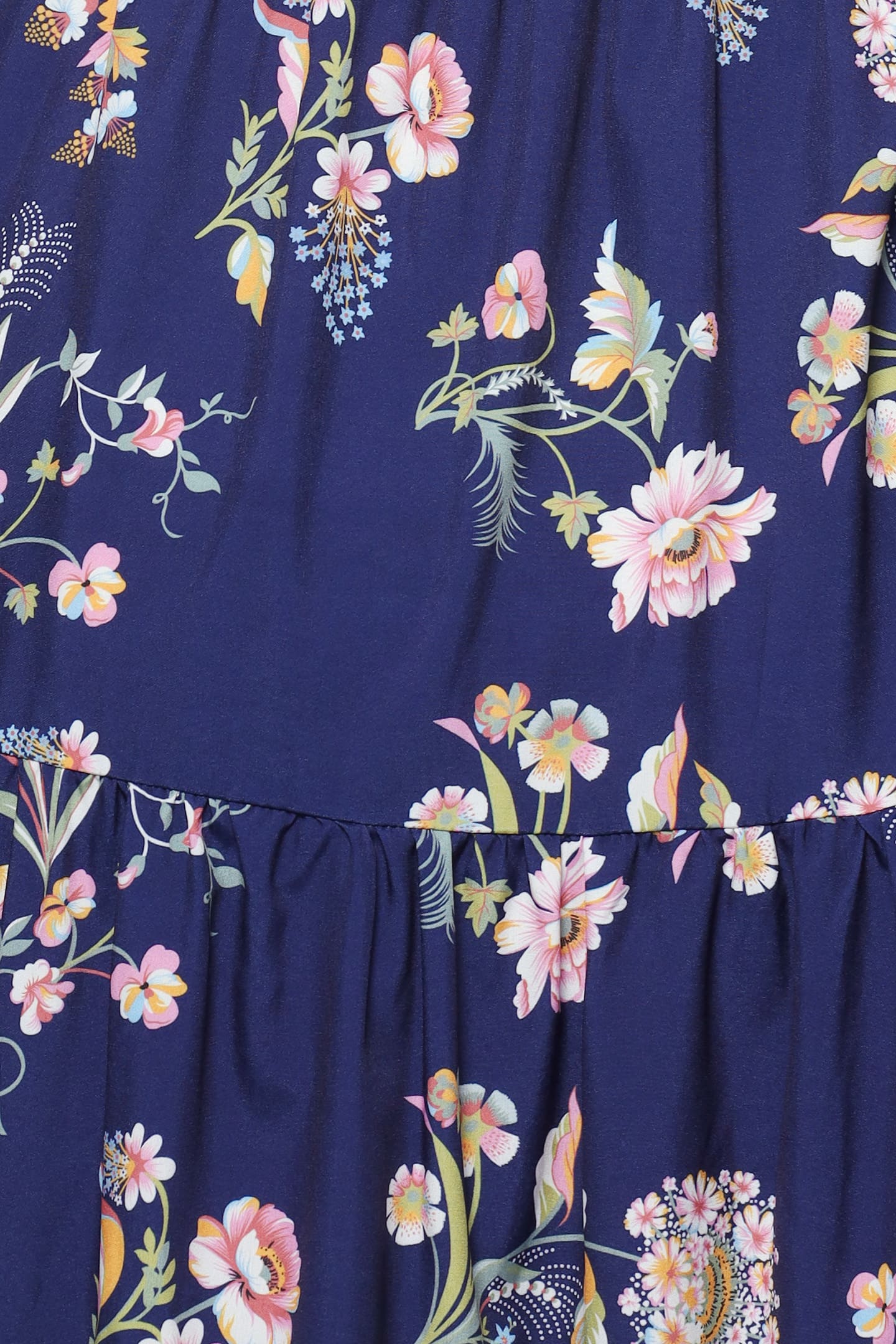 Kerra Dress in Blue Garden