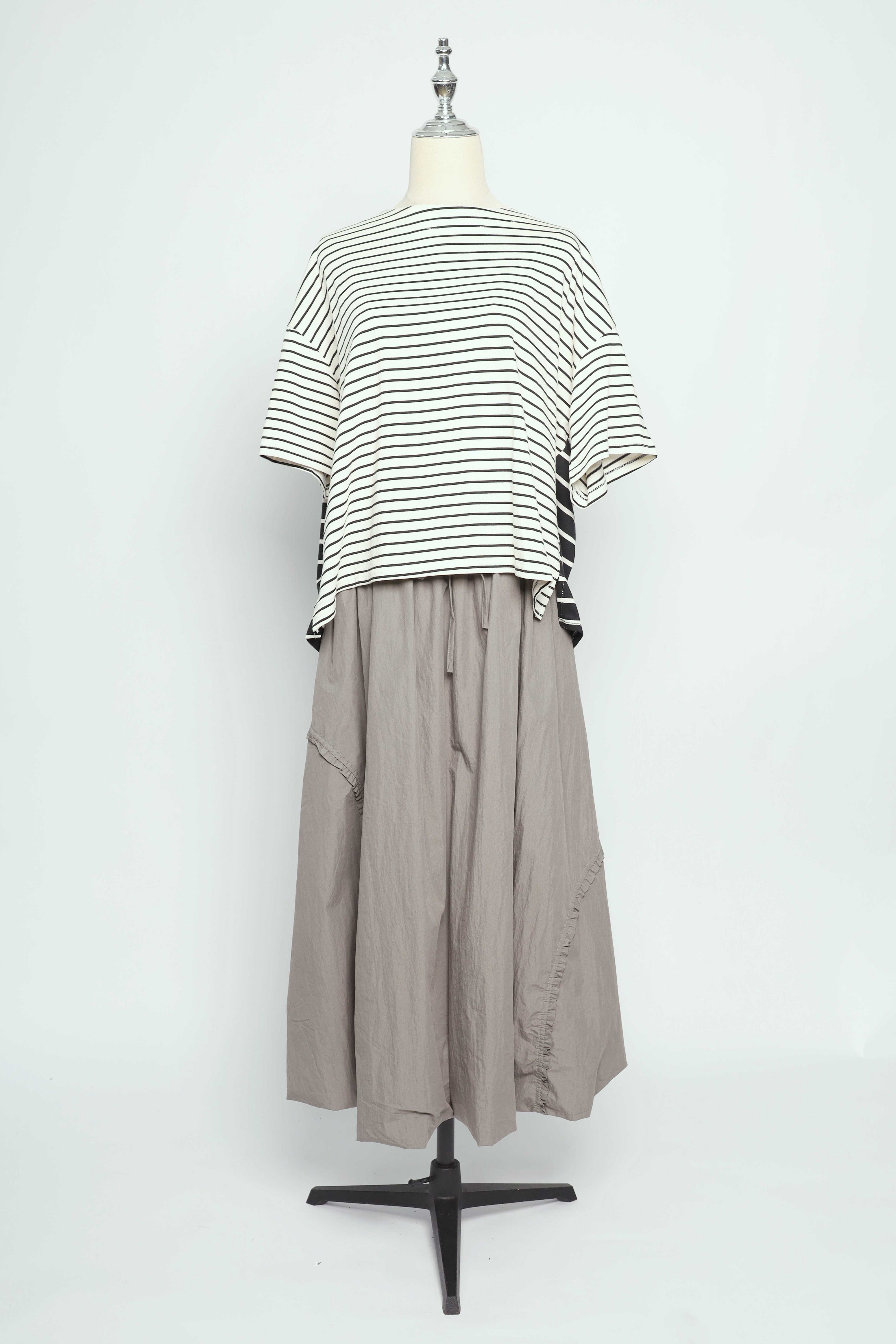 PO - Kimmy Bubble Skirt in Grey