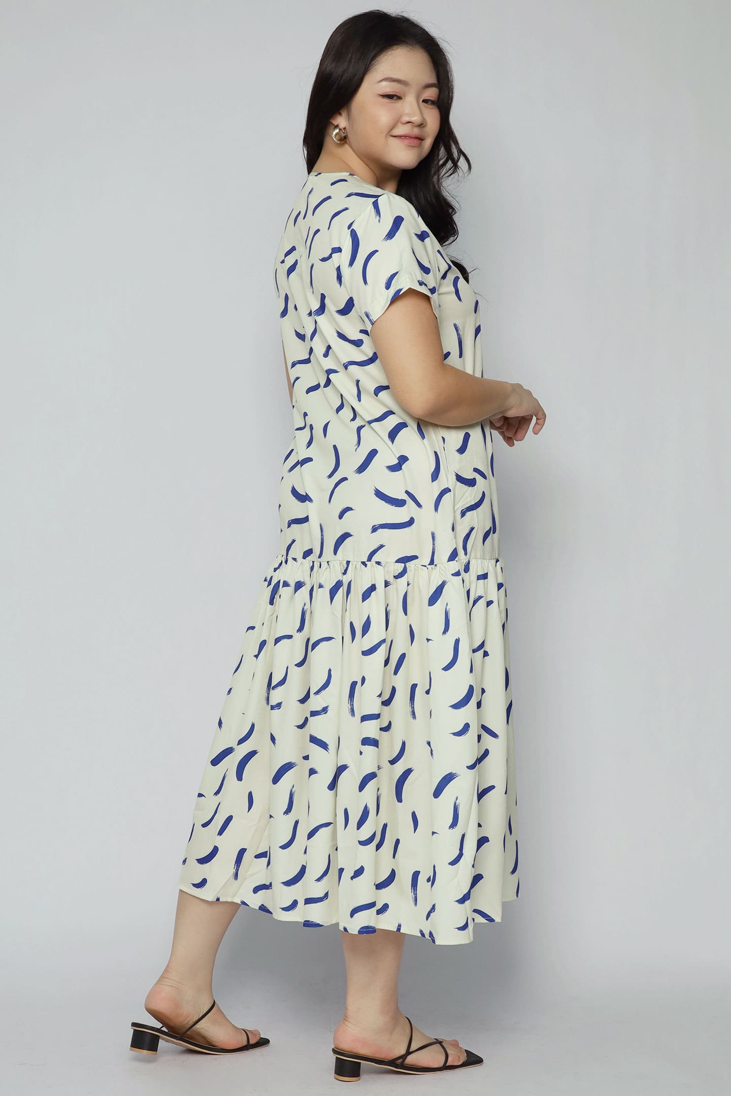 Komy Dress in Blue Dash