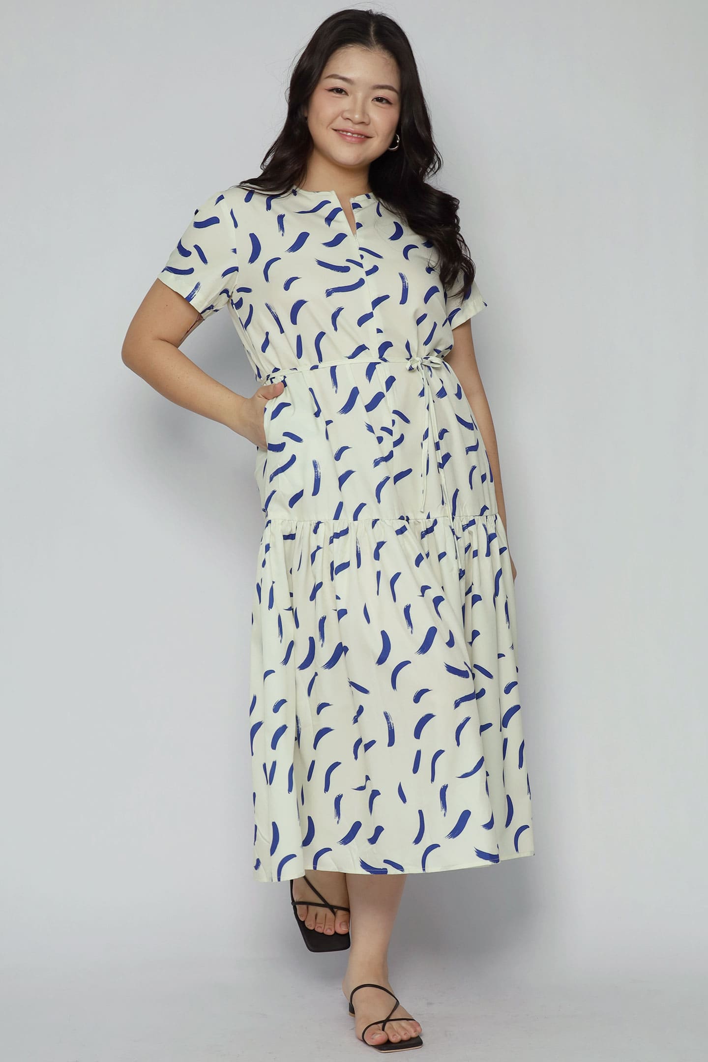 Komy Dress in Blue Dash