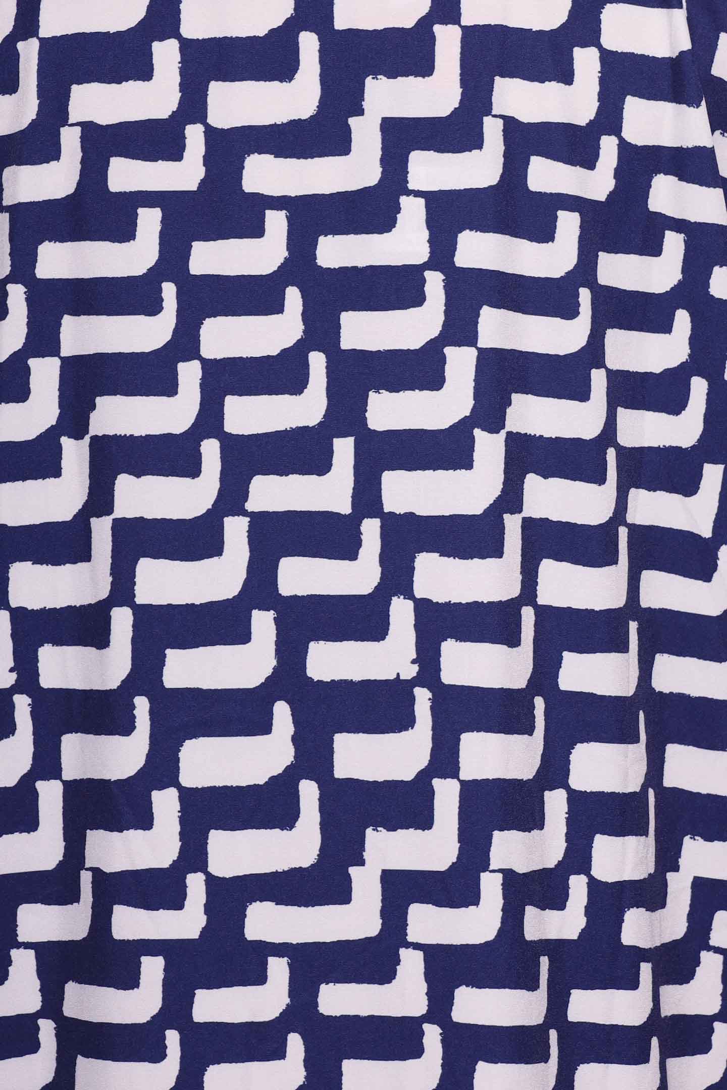 PO - Komy Dress in Blue Lines