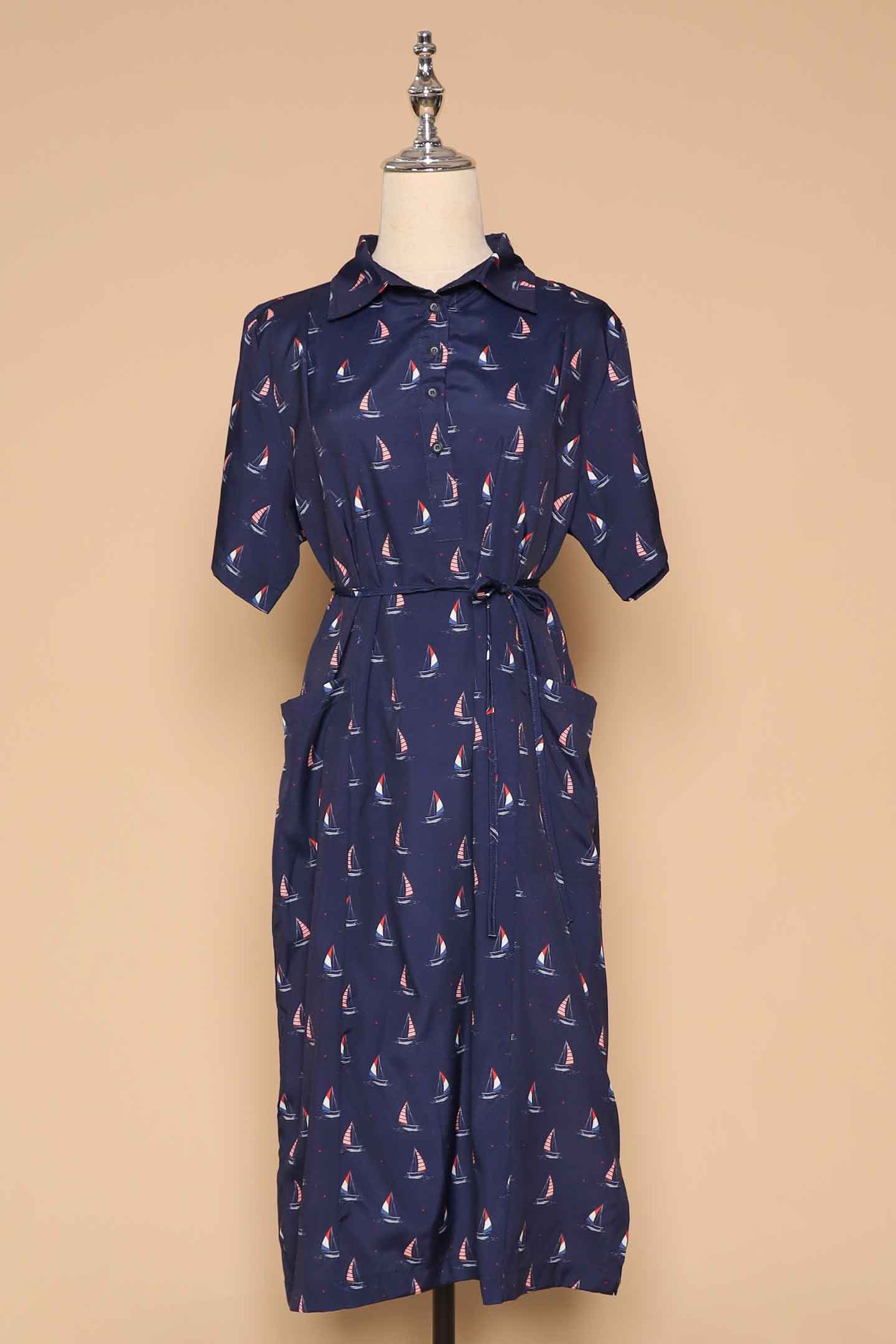 PO - Kona Dress in Sailboat