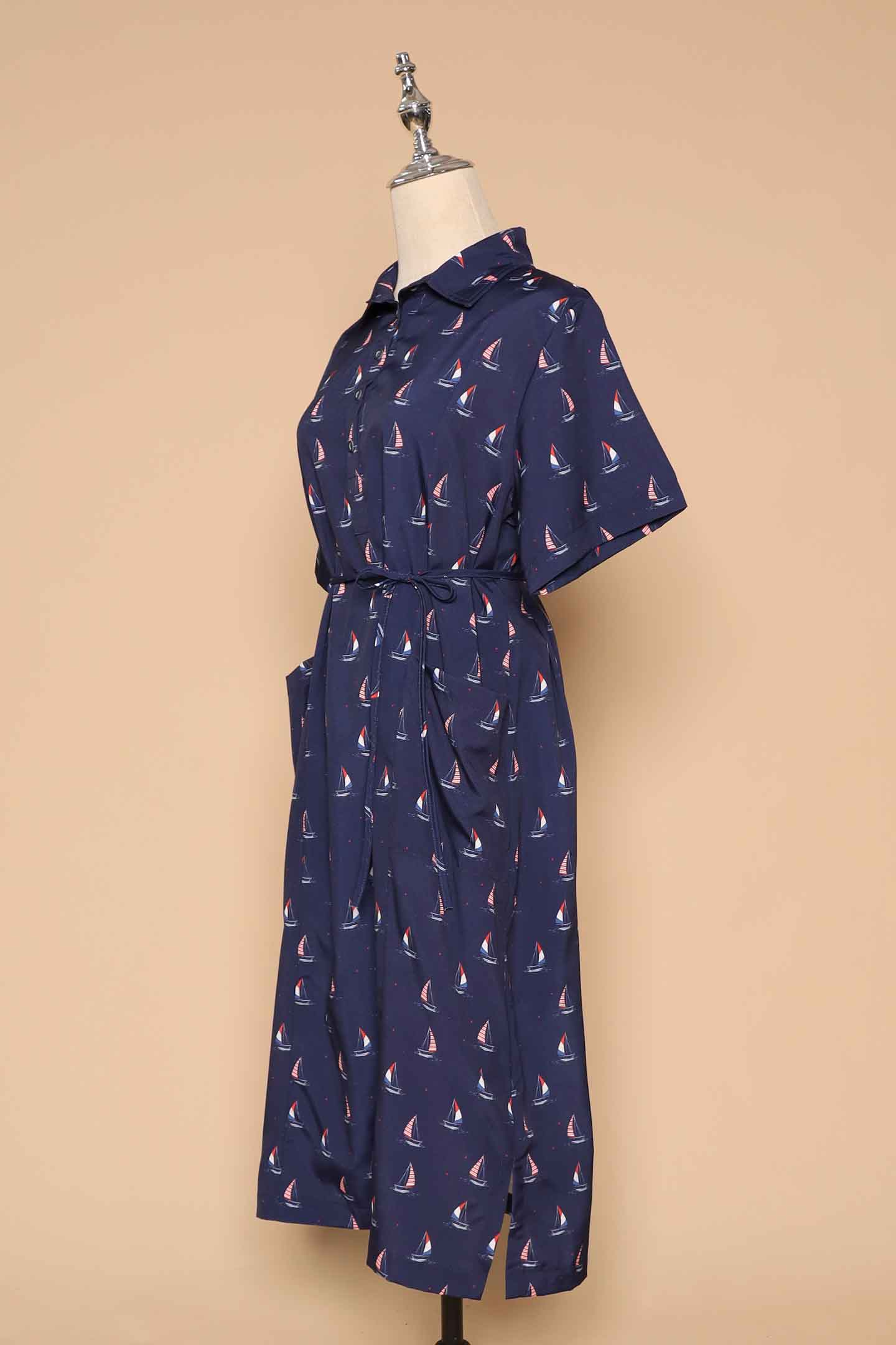 PO - Kona Dress in Sailboat