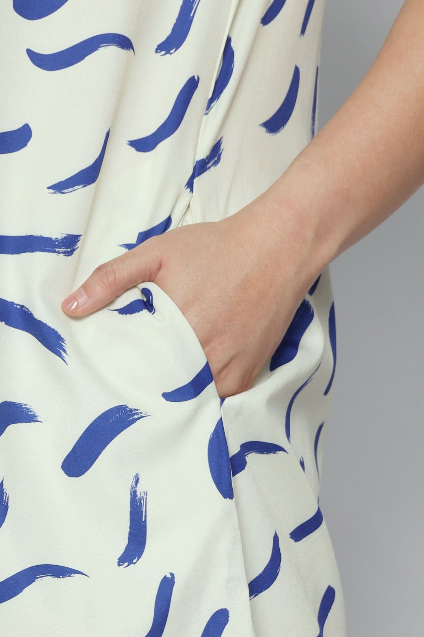 Kuroshiro Playsuit in Blue Dash